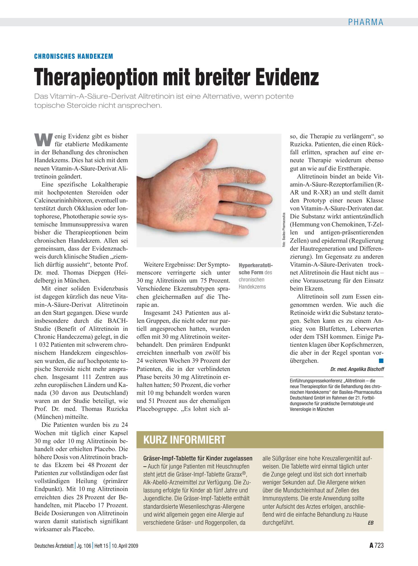 Vorschauseite 1: Kurz informiert – Deutsches Ärzteblatt