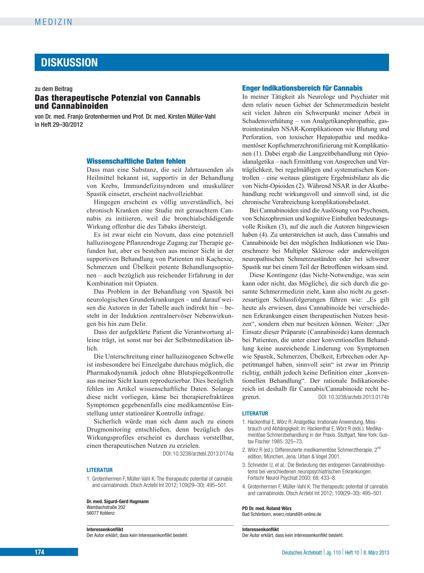 Vorschauseite 1: Wissenschaftliche Daten fehlen – Deutsches Ärzteblatt