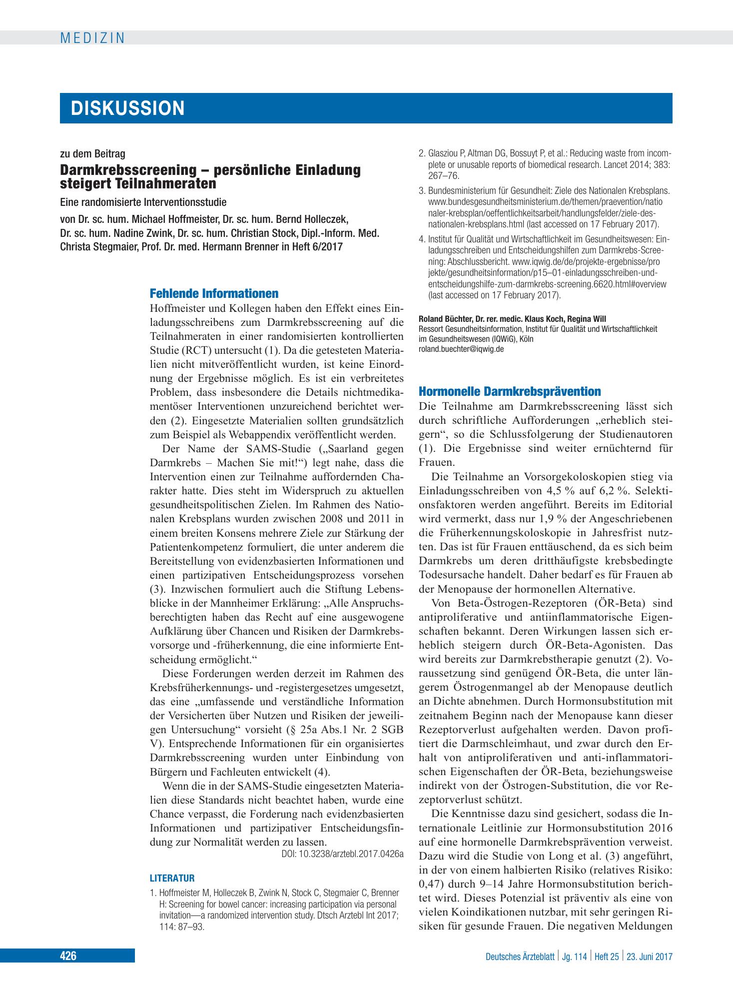 Vorschauseite 1: Fehlende Informationen – Deutsches Ärzteblatt