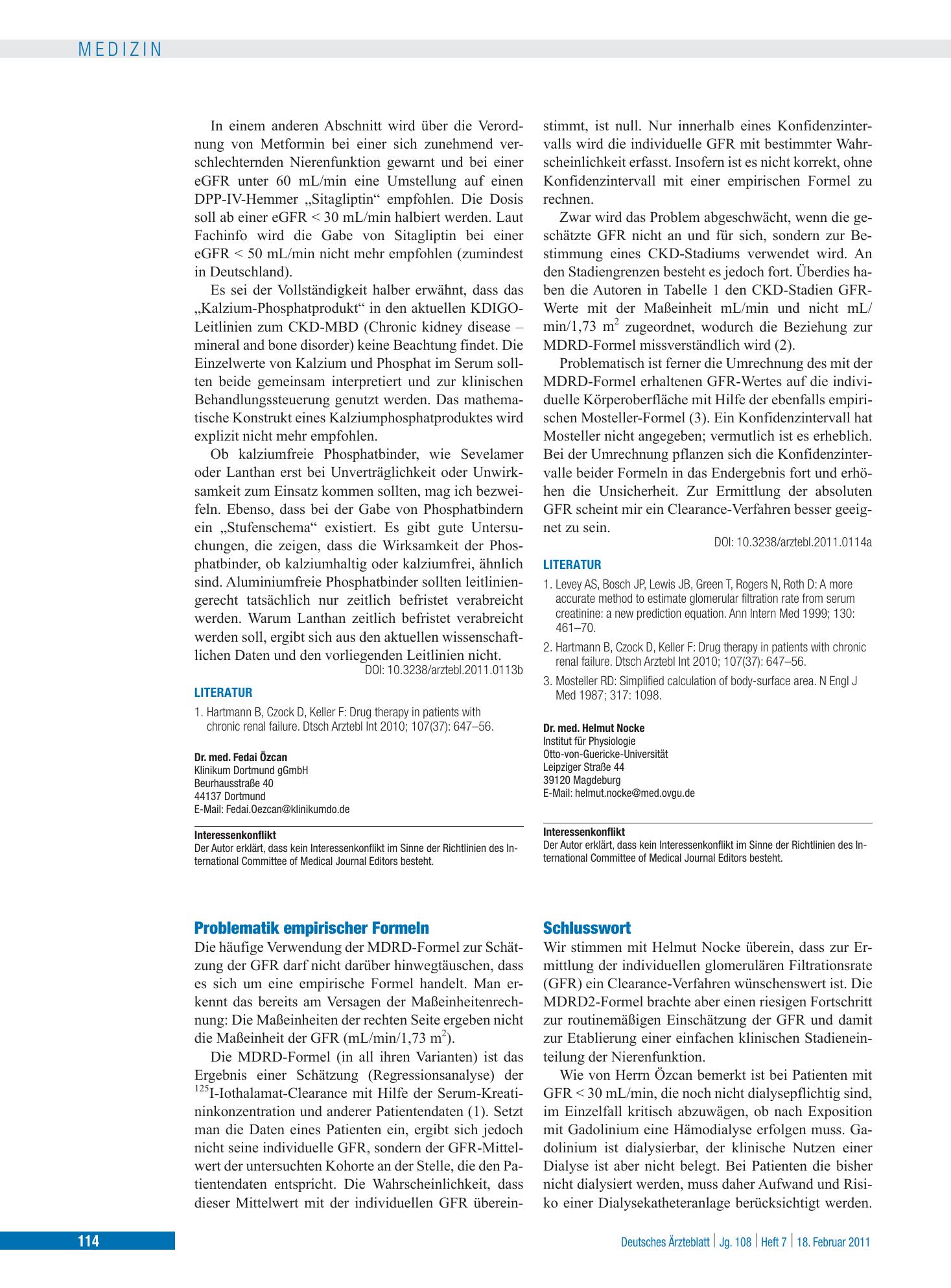 Vorschauseite 1: Schlusswort – Deutsches Ärzteblatt