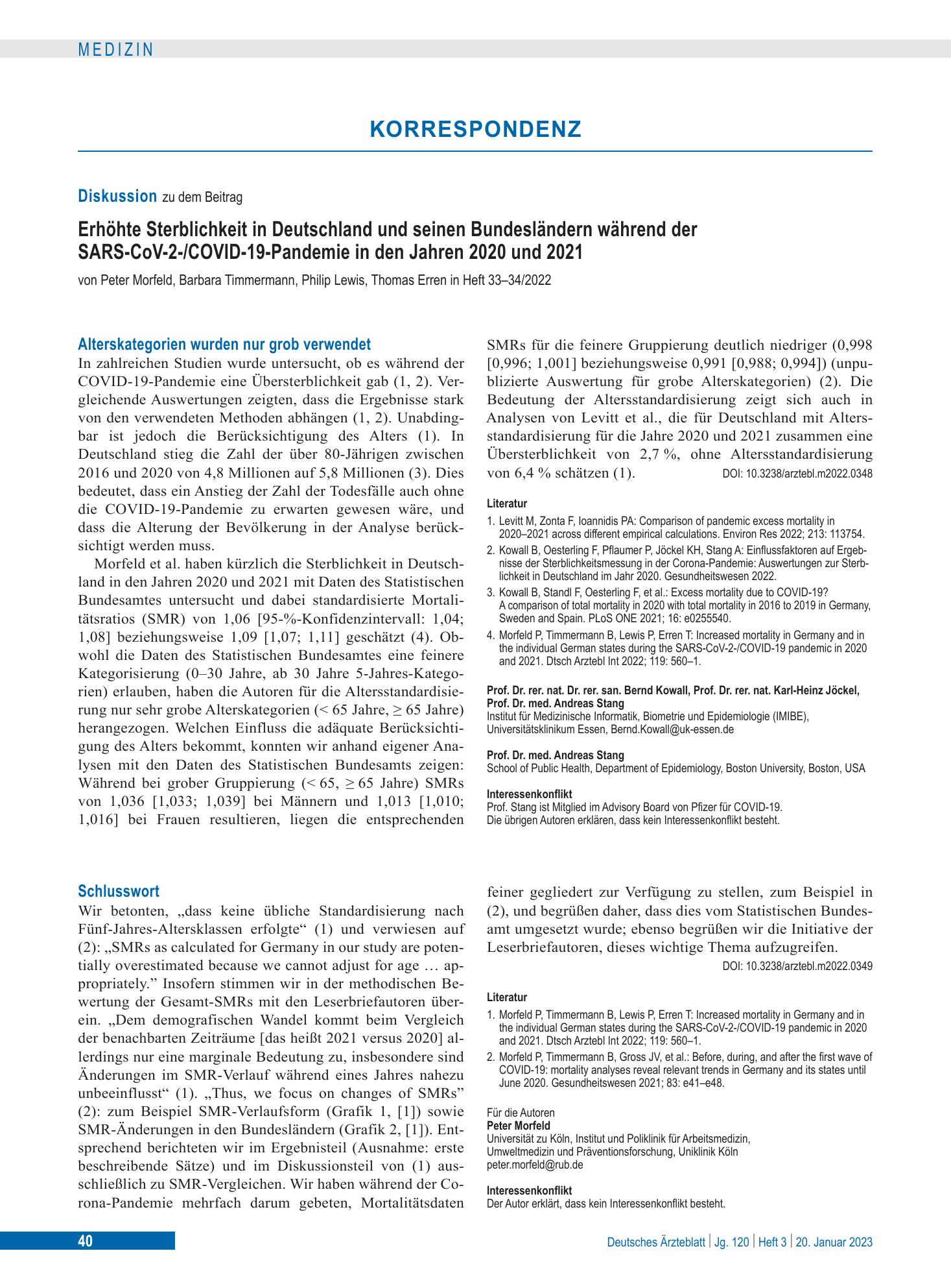 Vorschauseite 1: Schlusswort – Deutsches Ärzteblatt