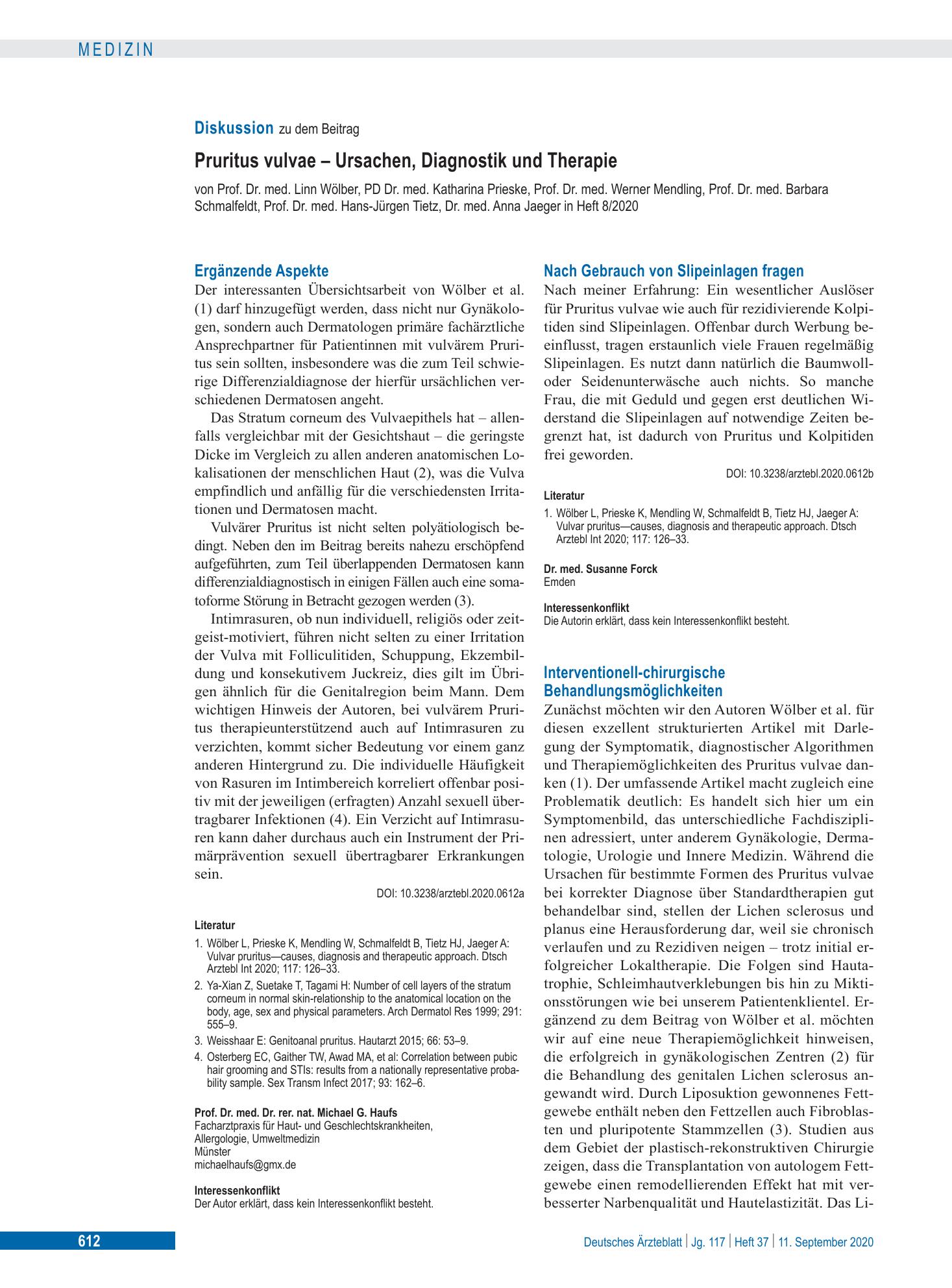 Vorschauseite 1: Ergänzende Aspekte – Deutsches Ärzteblatt