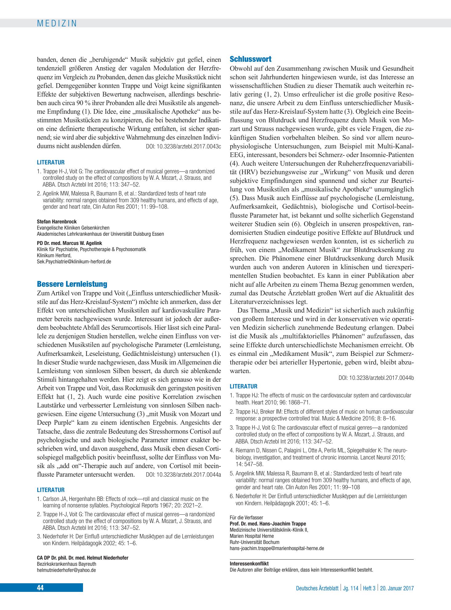 Vorschauseite 1: Schlusswort – Deutsches Ärzteblatt