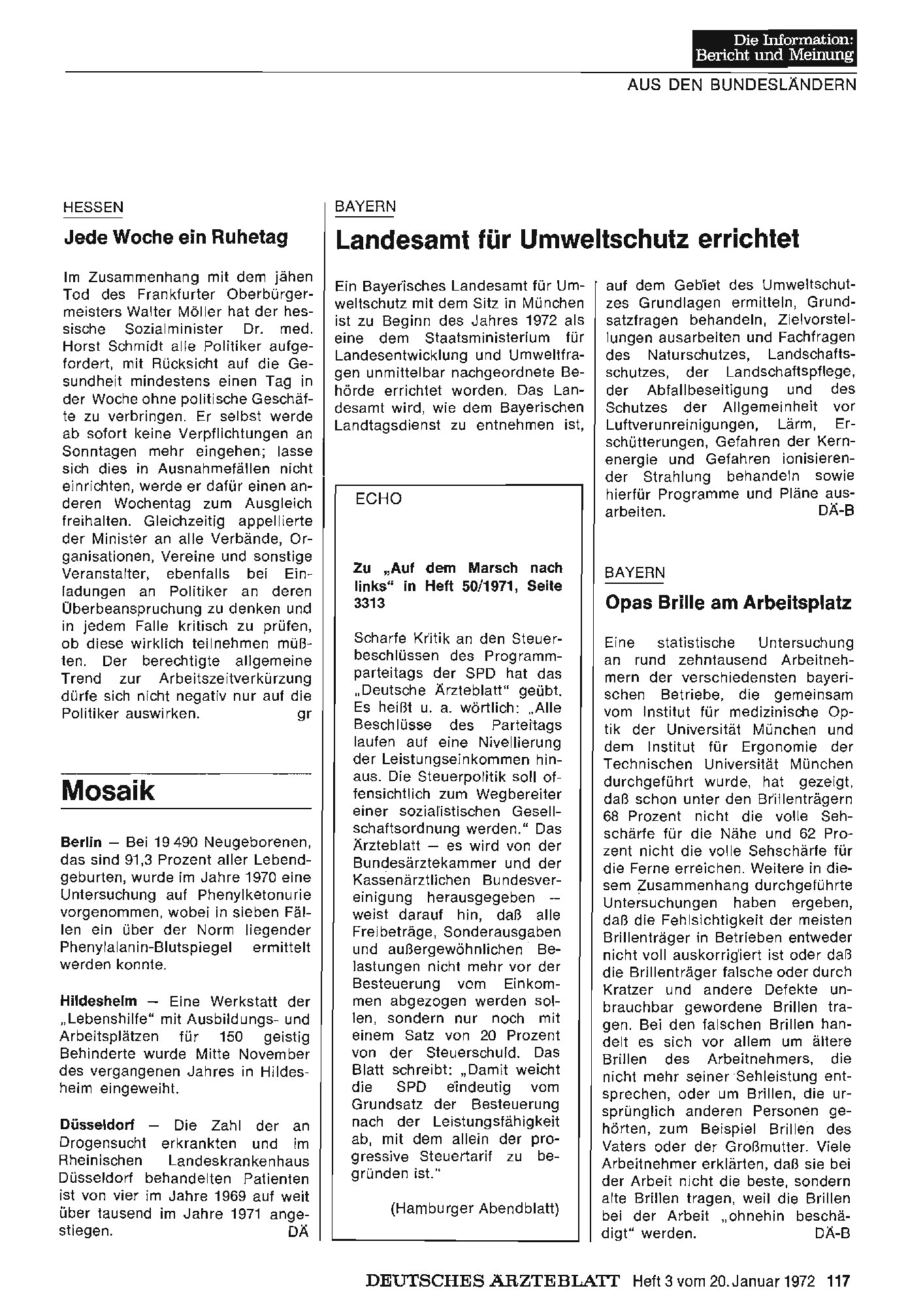 Vorschauseite 1: Hessen: Jede Woche ein Ruhetag