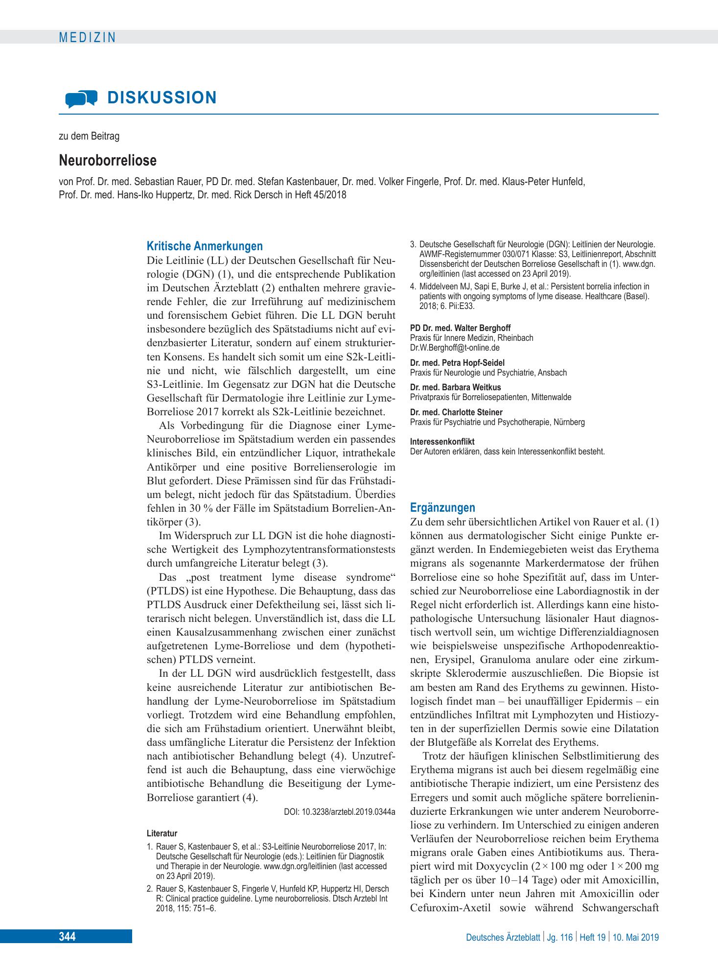 Vorschauseite 1: Ergänzungen – Deutsches Ärzteblatt