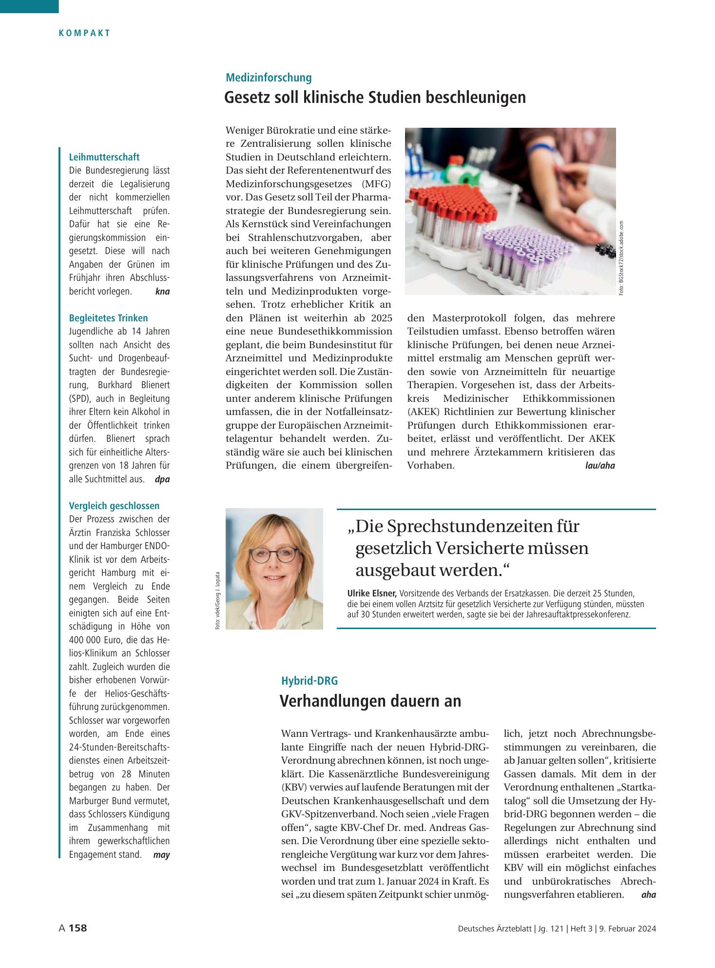 Vorschauseite 1: Zitat der Woche – Deutsches Ärzteblatt