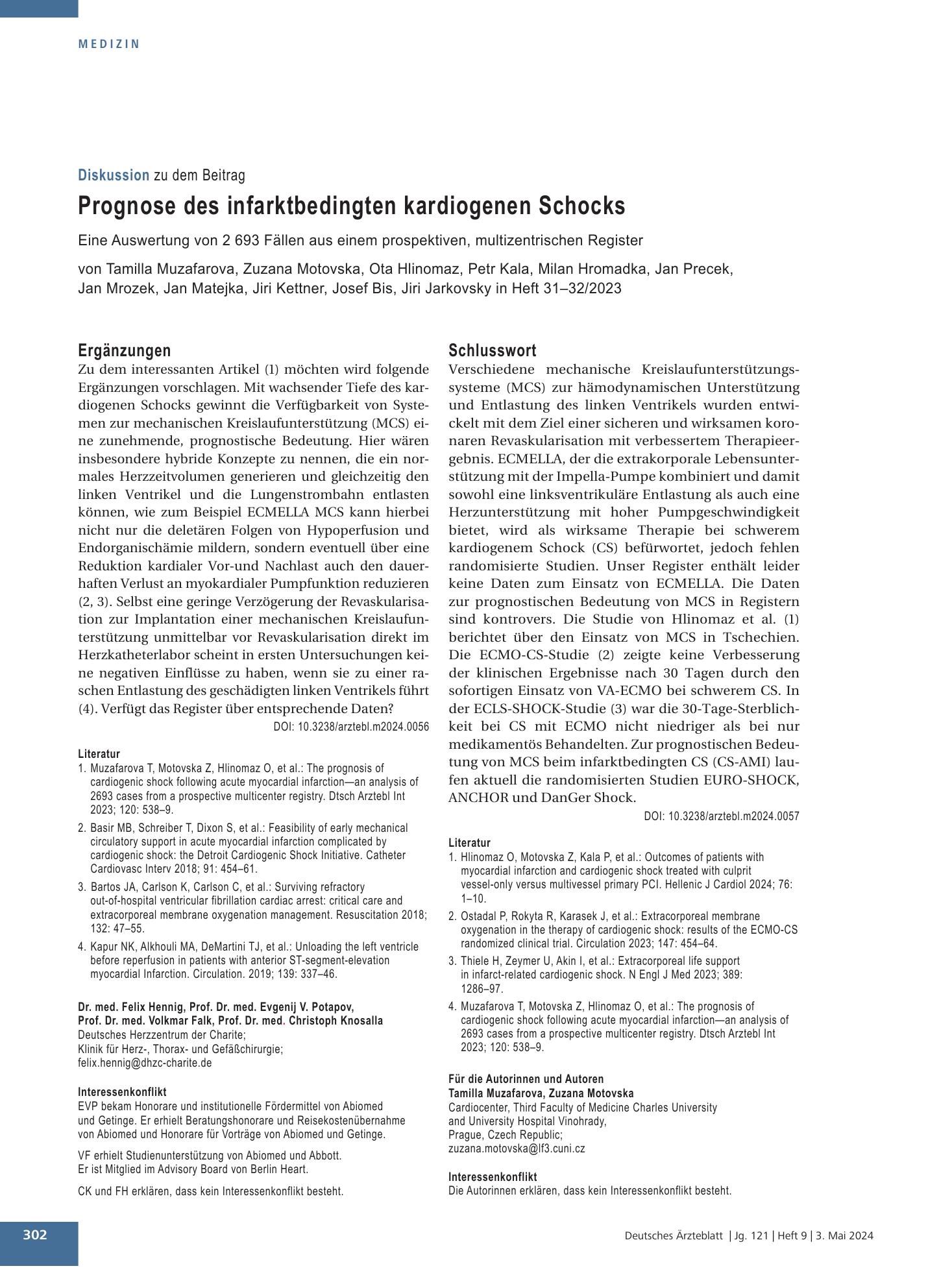 Vorschauseite 1: Schlusswort – Deutsches Ärzteblatt