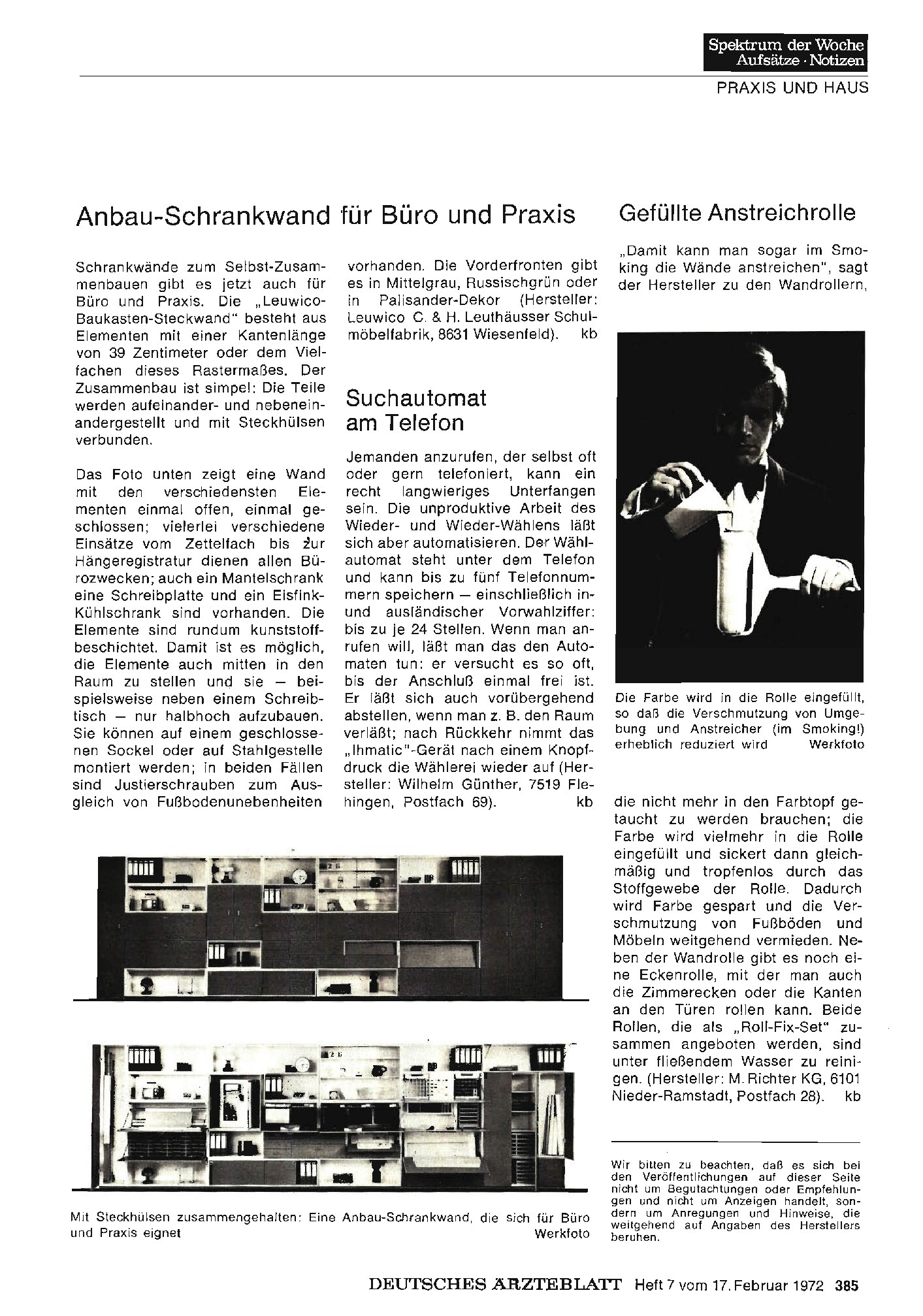 Vorschauseite 1: Suchautomat am Telefon