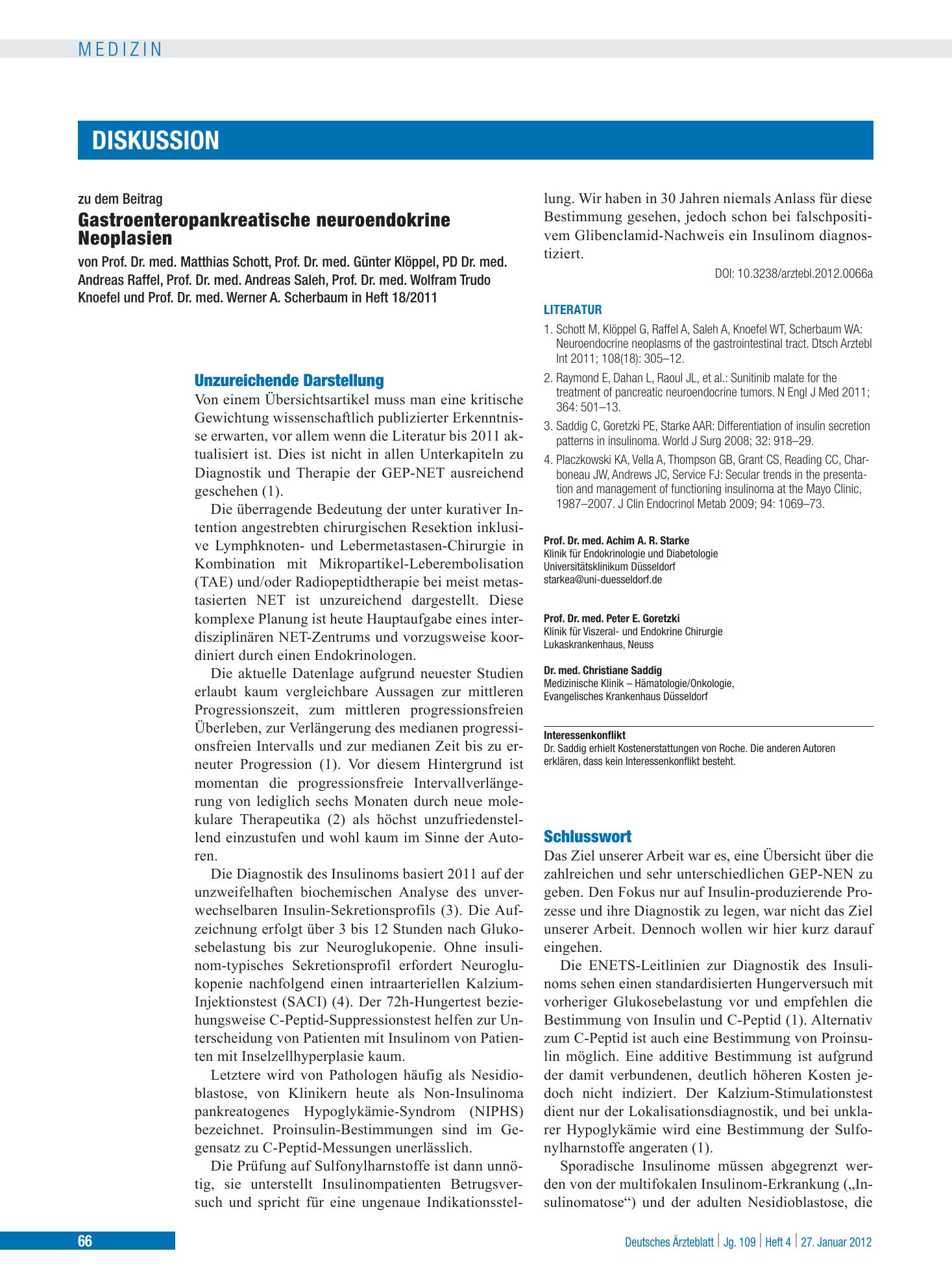 Vorschauseite 1: Schlusswort – Deutsches Ärzteblatt