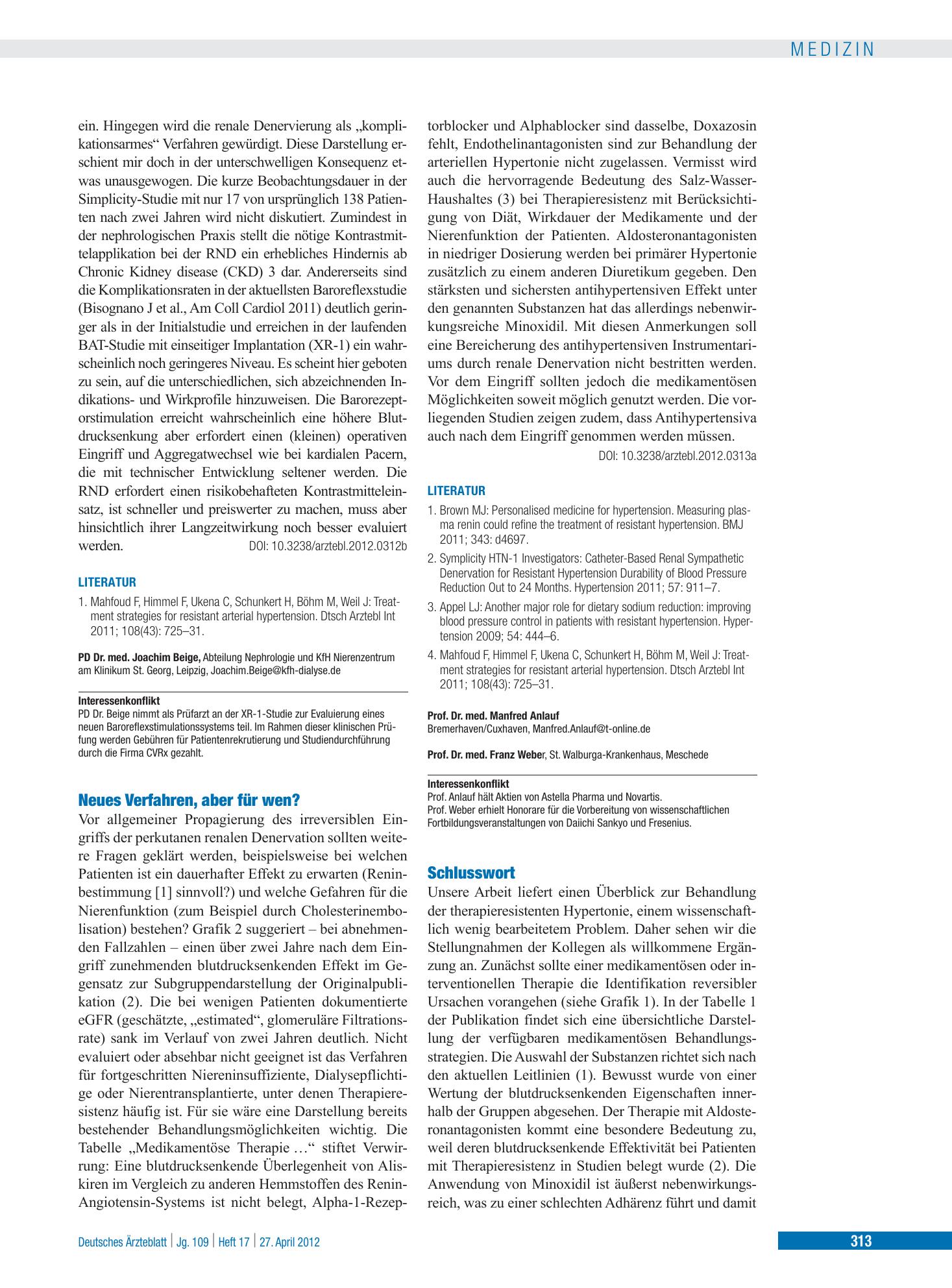 Vorschauseite 1: Schlusswort – Deutsches Ärzteblatt