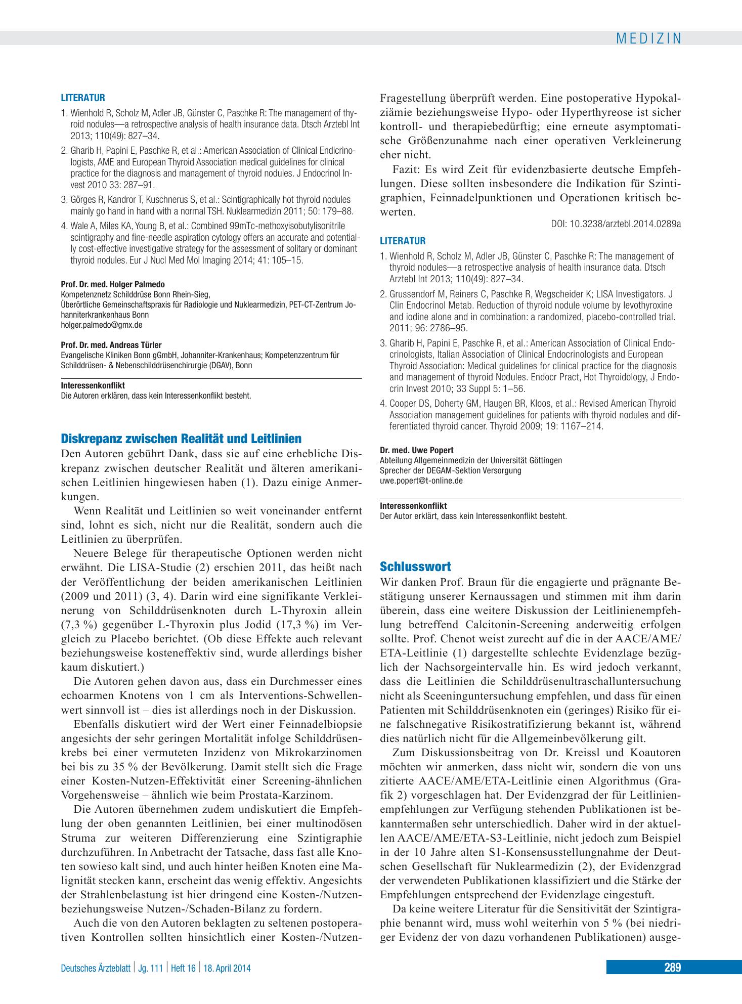 Vorschauseite 1: Schlusswort – Deutsches Ärzteblatt