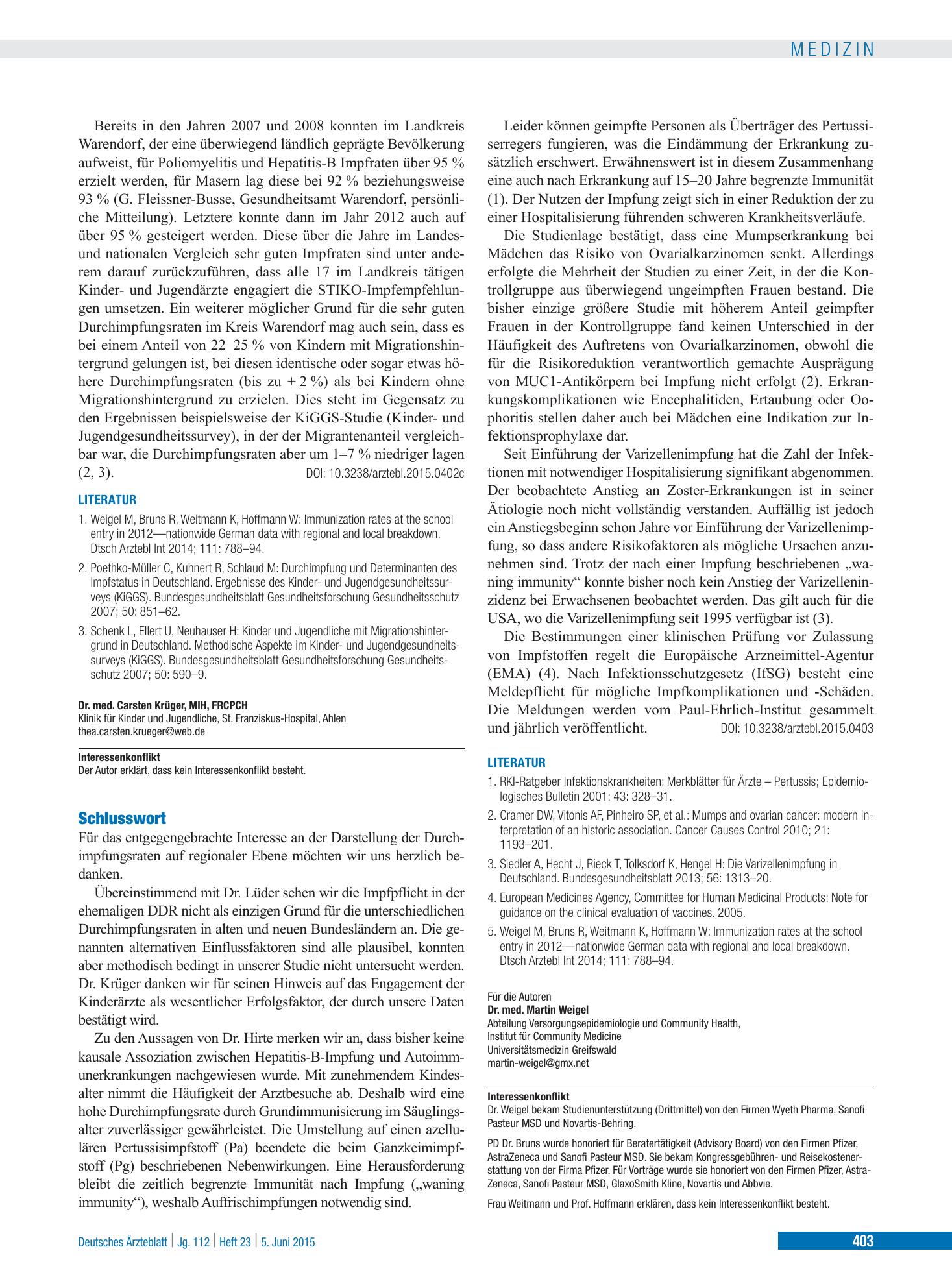 Vorschauseite 1: Schlusswort – Deutsches Ärzteblatt