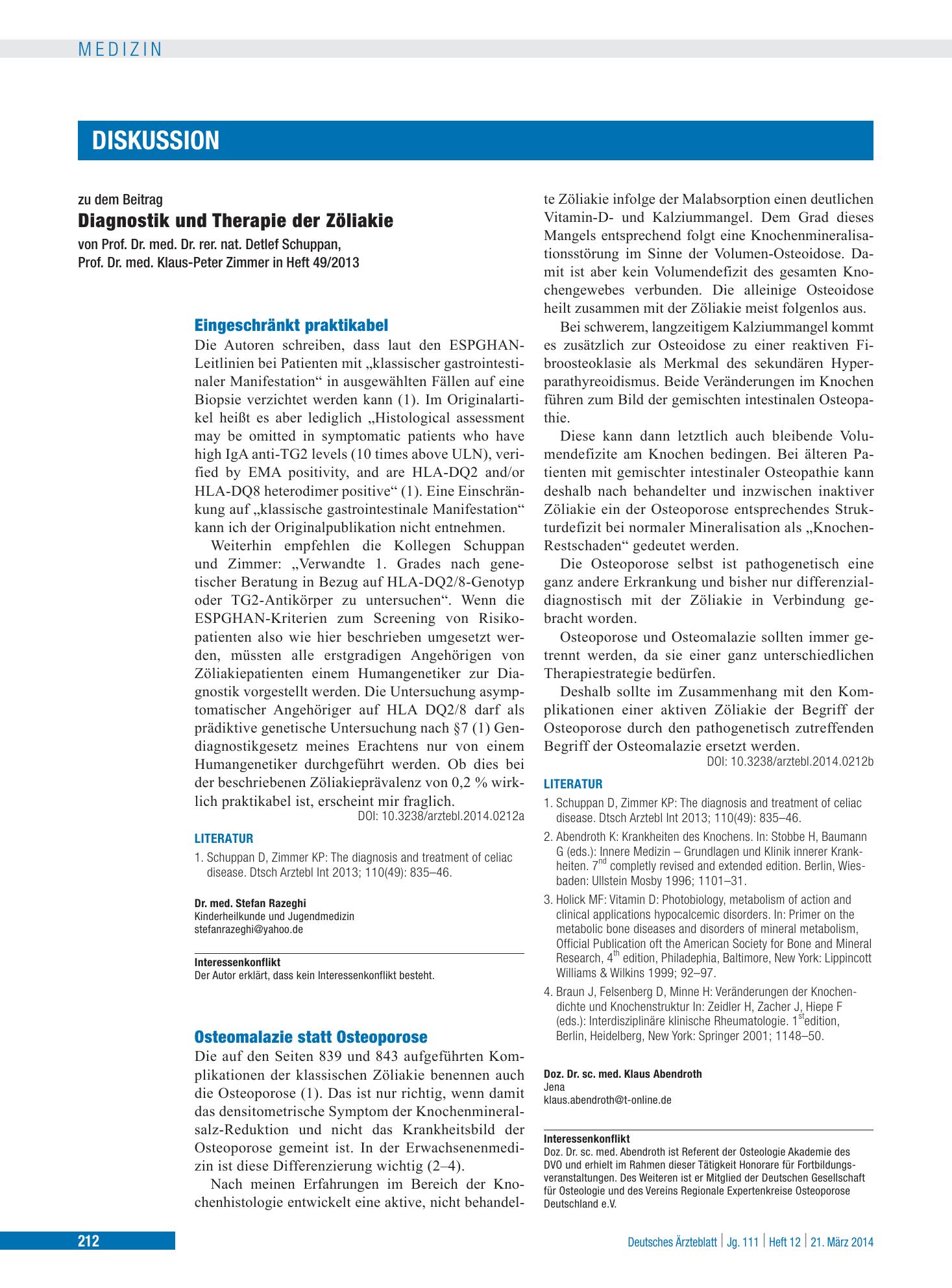 Vorschauseite 1: Eingeschränkt praktikabel – Deutsches Ärzteblatt