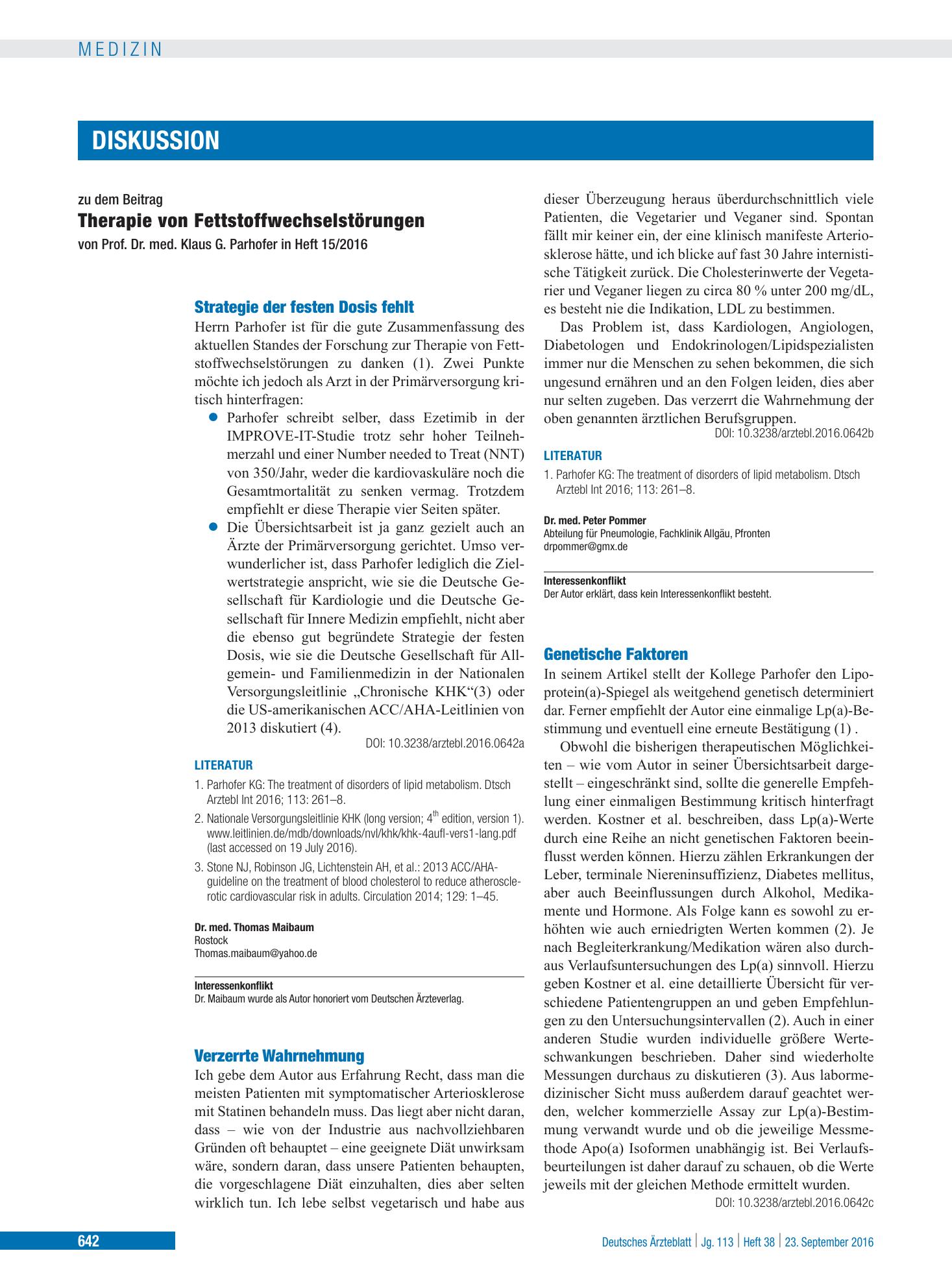 Vorschauseite 1: Verzerrte Wahrnehmung – Deutsches Ärzteblatt