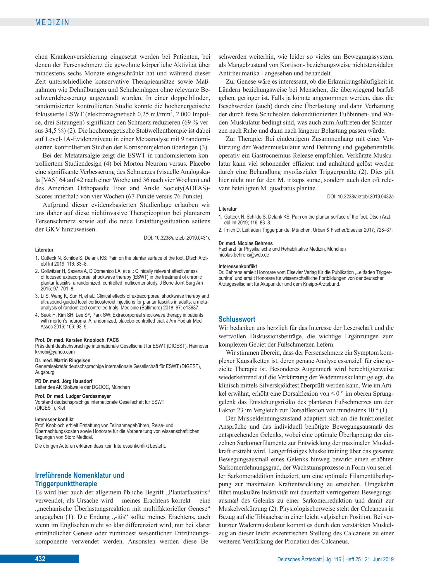 Vorschauseite 1: Schlusswort – Deutsches Ärzteblatt