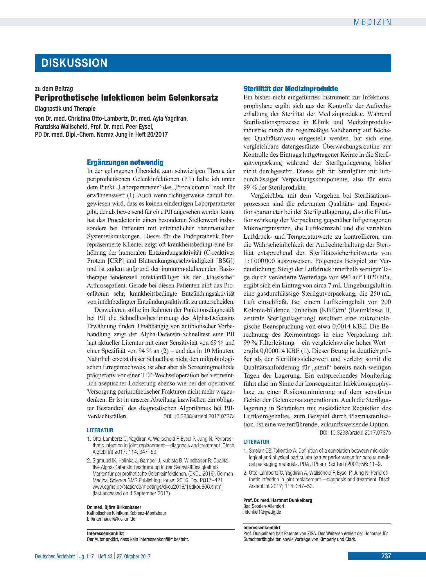 Vorschauseite 1: Schlusswort – Deutsches Ärzteblatt