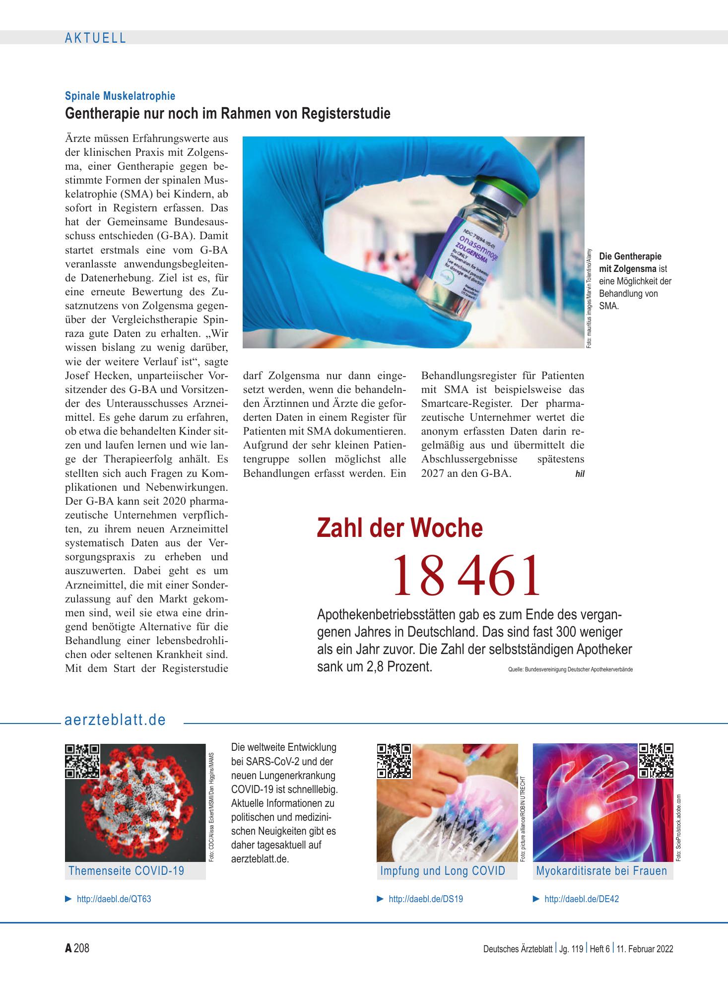 Vorschauseite 1: aerzteblatt.de – Deutsches Ärzteblatt