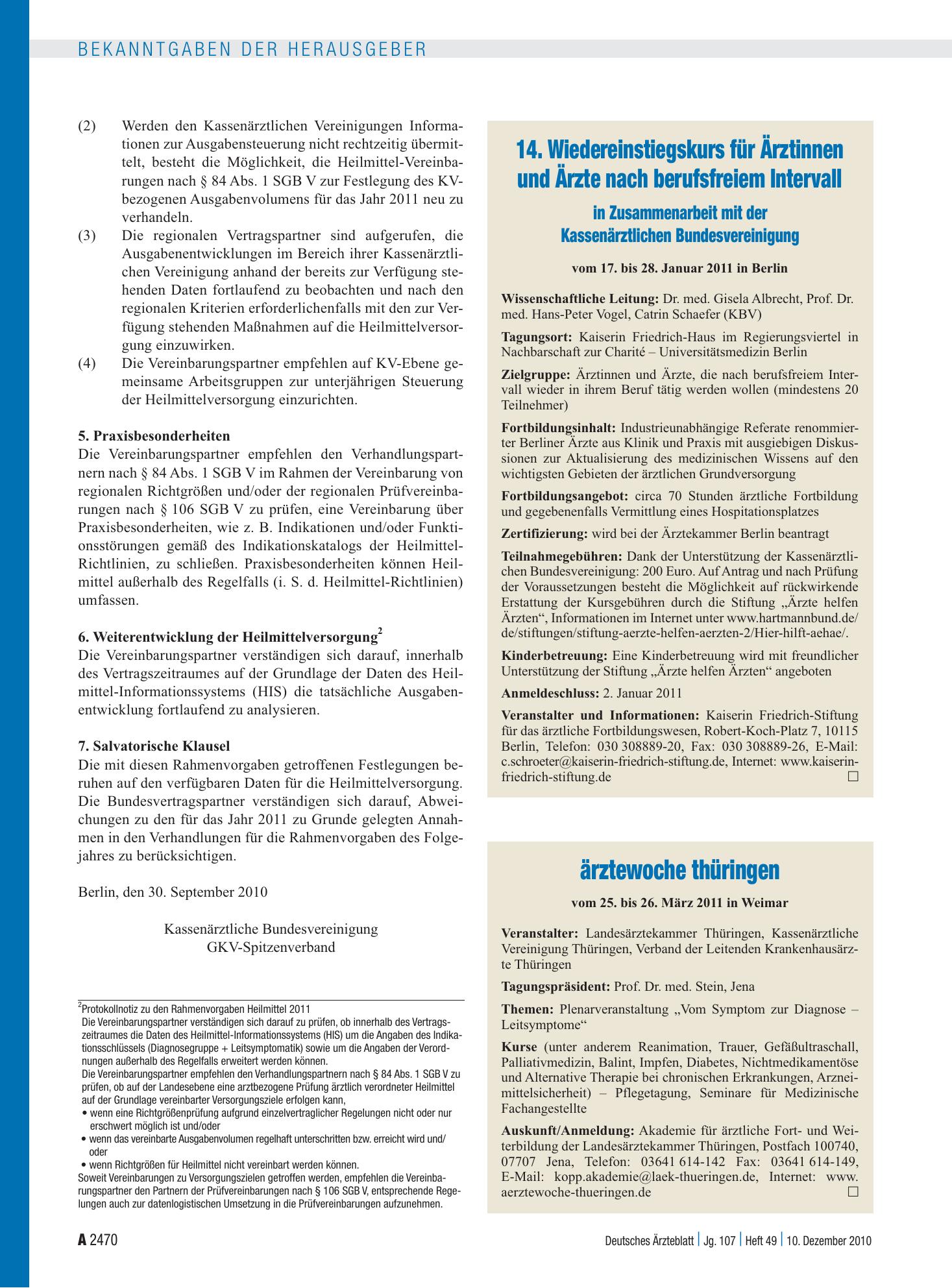 Vorschauseite 1: ärztewoche thüringen – Deutsches Ärzteblatt