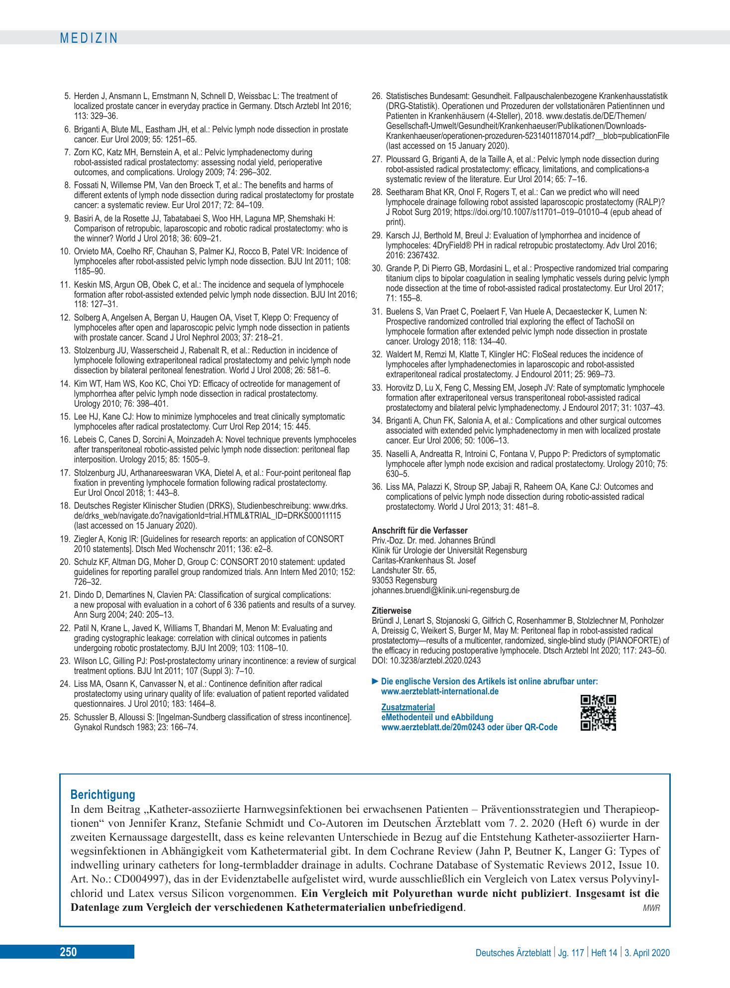 Vorschauseite 1: Berichtigung – Deutsches Ärzteblatt