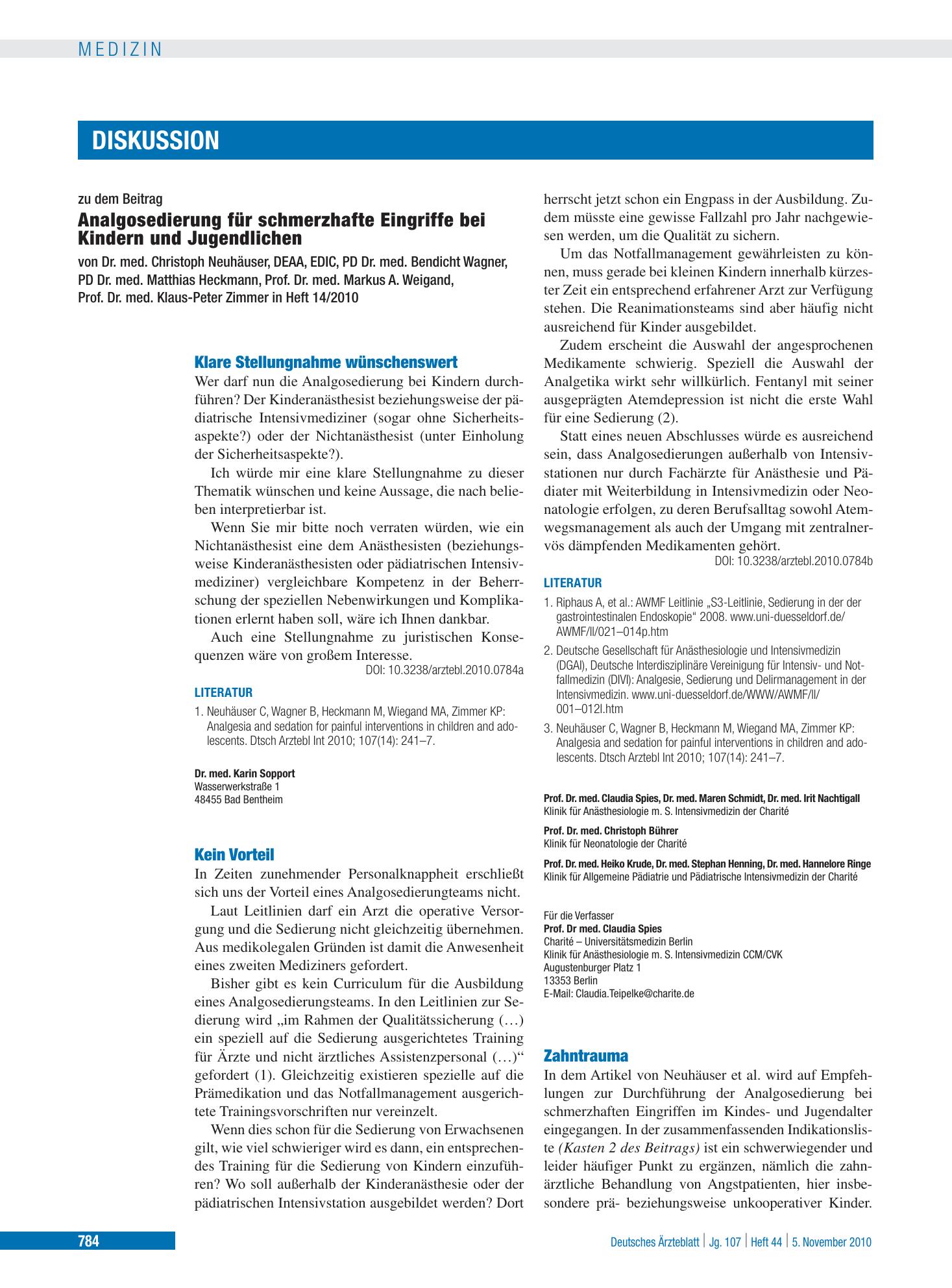Vorschauseite 1: Zahntrauma – Deutsches Ärzteblatt