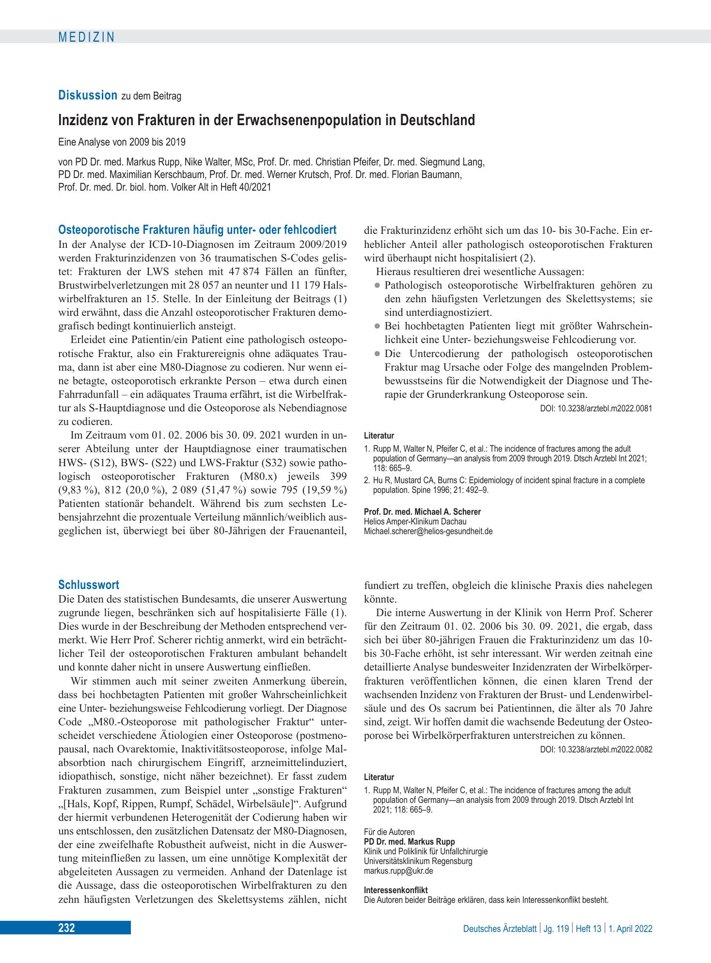 Vorschauseite 1: Schlusswort – Deutsches Ärzteblatt