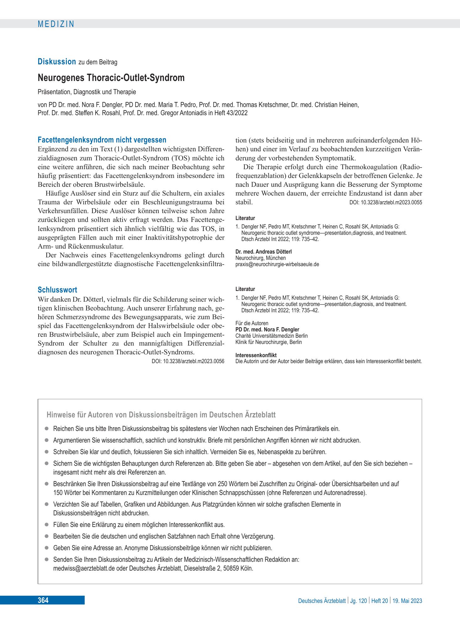 Vorschauseite 1: Schlusswort – Deutsches Ärzteblatt