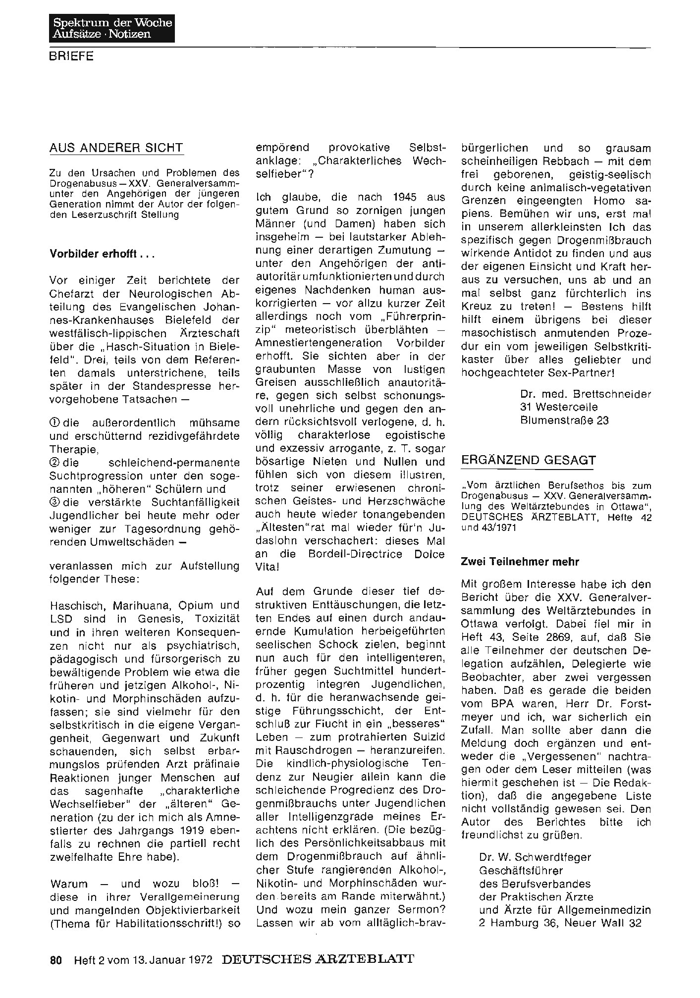 Vorschauseite 1: Aus anderer Sicht: Vorbilder erhofft ...