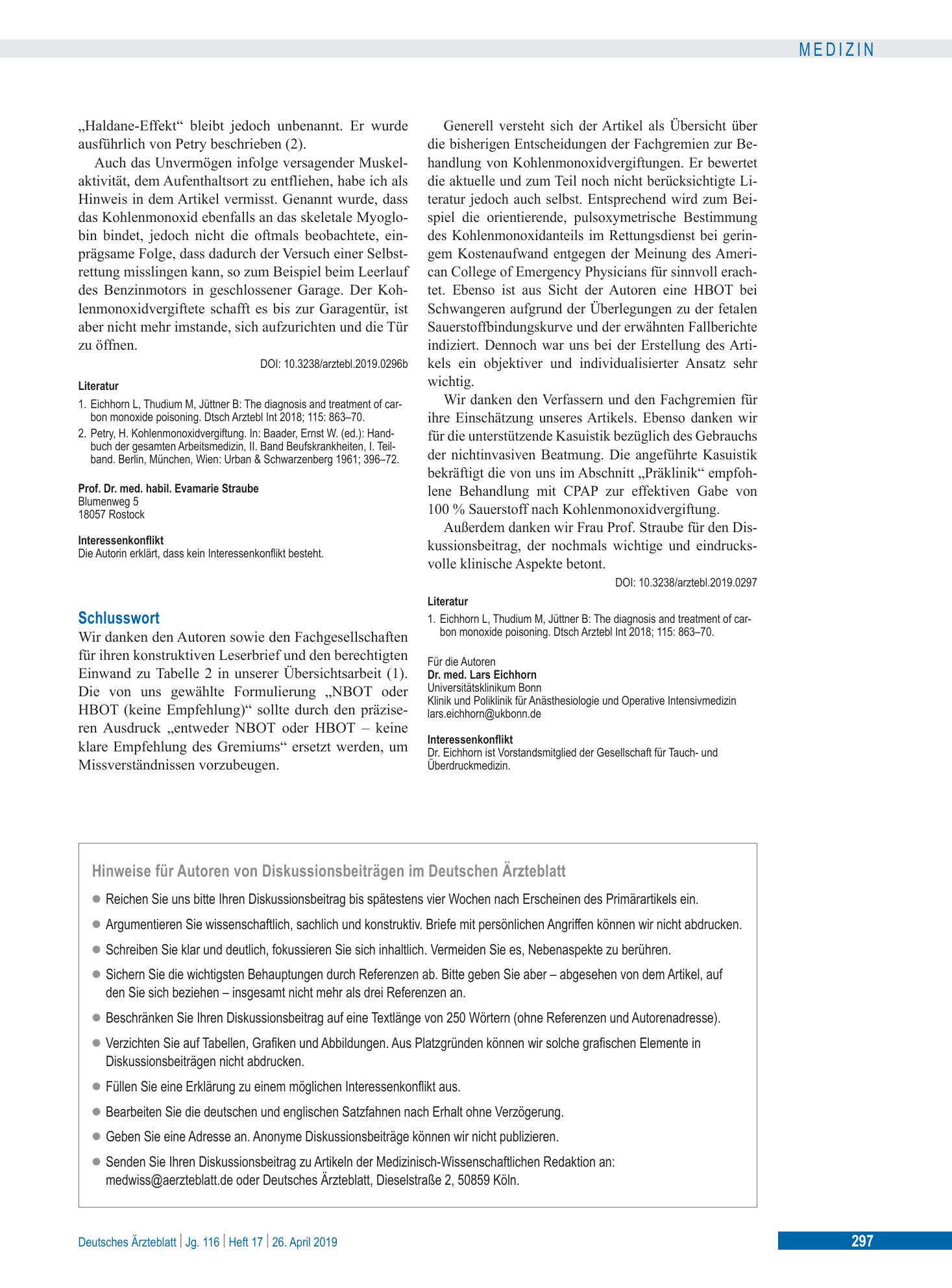 Vorschauseite 1: Schlusswort – Deutsches Ärzteblatt