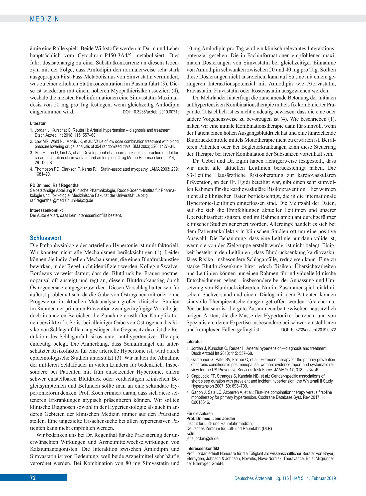 Vorschauseite 1: Schlusswort – Deutsches Ärzteblatt