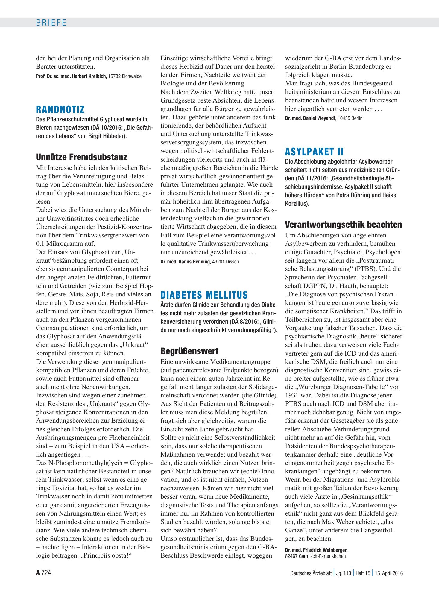 Vorschauseite 1: Randnotiz: Unnütze Fremdsubstanz – Deutsches Ärzteblatt