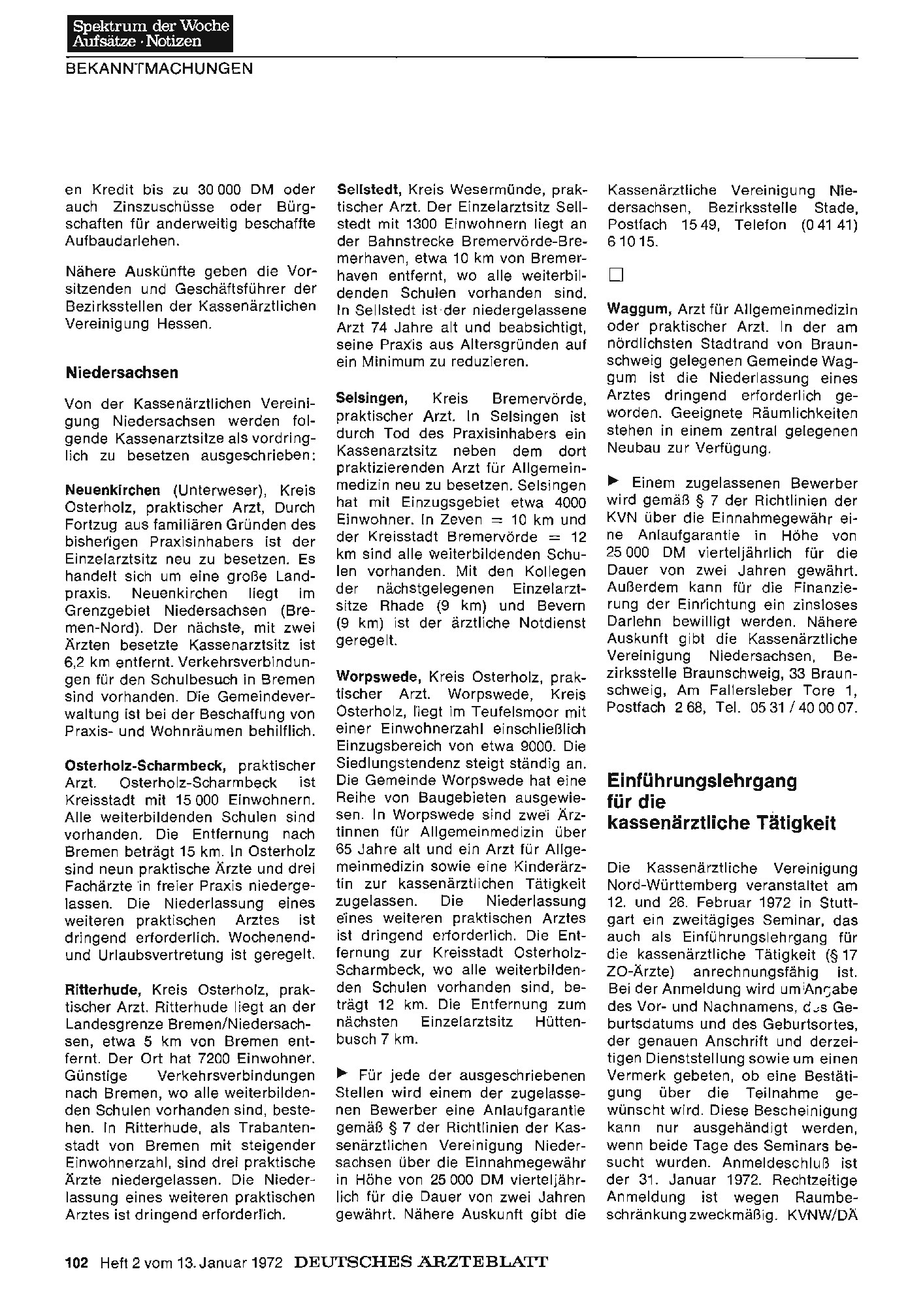 Vorschauseite 1: Einführungslehrgang für die kassenärztliche Tätigkeit