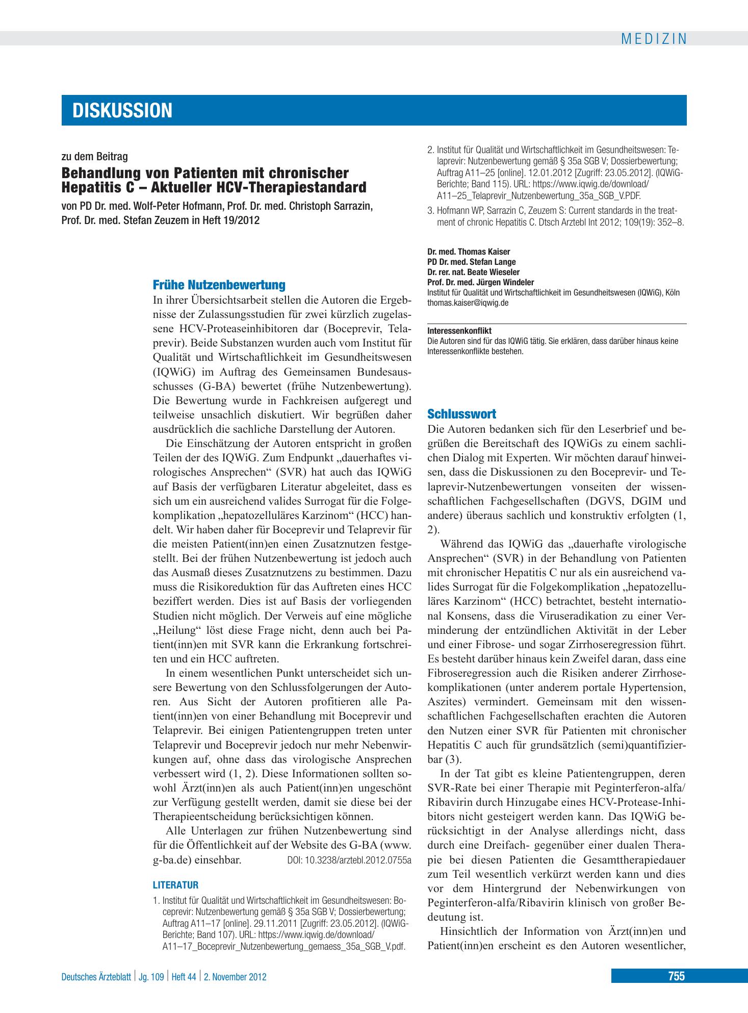 Vorschauseite 1: Schlusswort – Deutsches Ärzteblatt