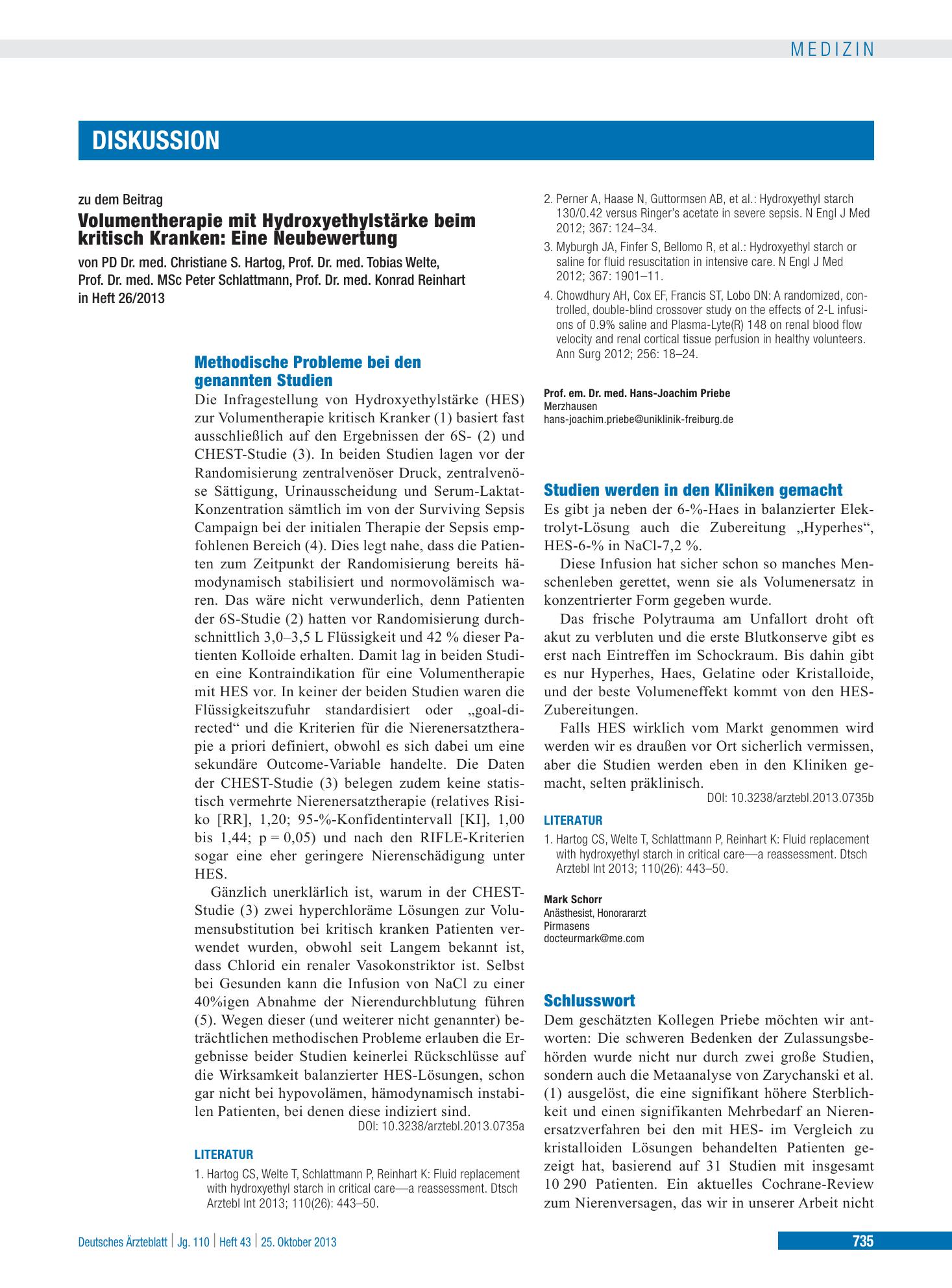 Vorschauseite 1: Schlusswort – Deutsches Ärzteblatt