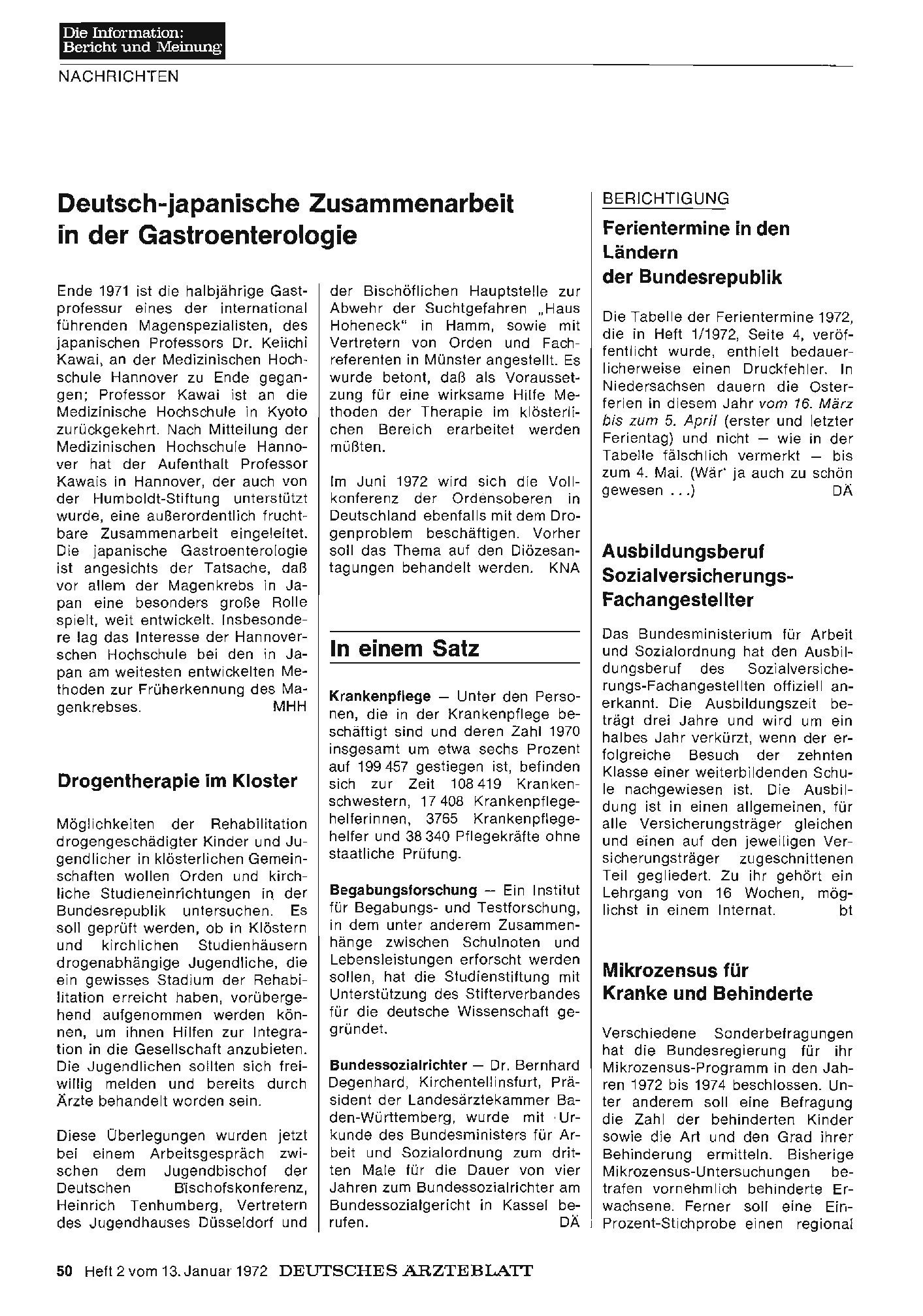 Vorschauseite 1: Ausbildungsberuf Sozialversicherungs-Fachangestellter