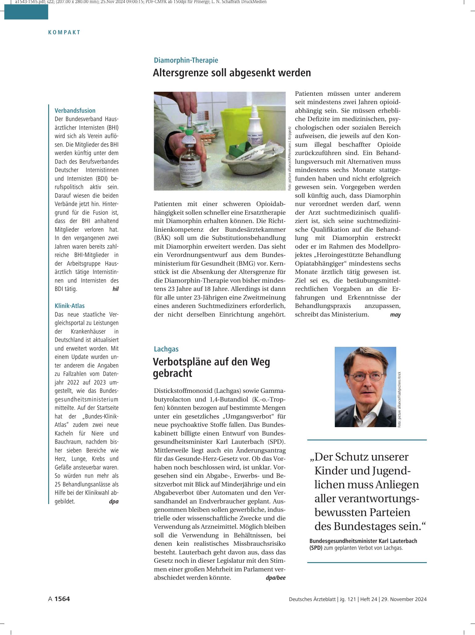 Vorschauseite 1: Zitat – Deutsches Ärzteblatt