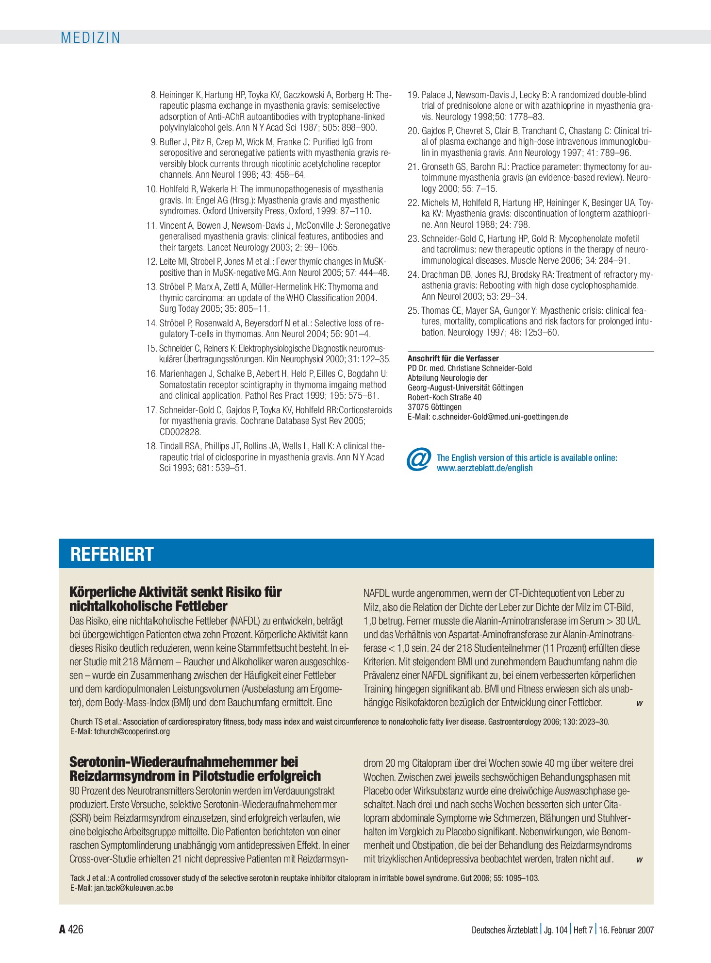 Vorschauseite 1: Körperliche Aktivität senkt Risiko für nichtalkoholische Fettleber – Deutsches Ärzteblatt