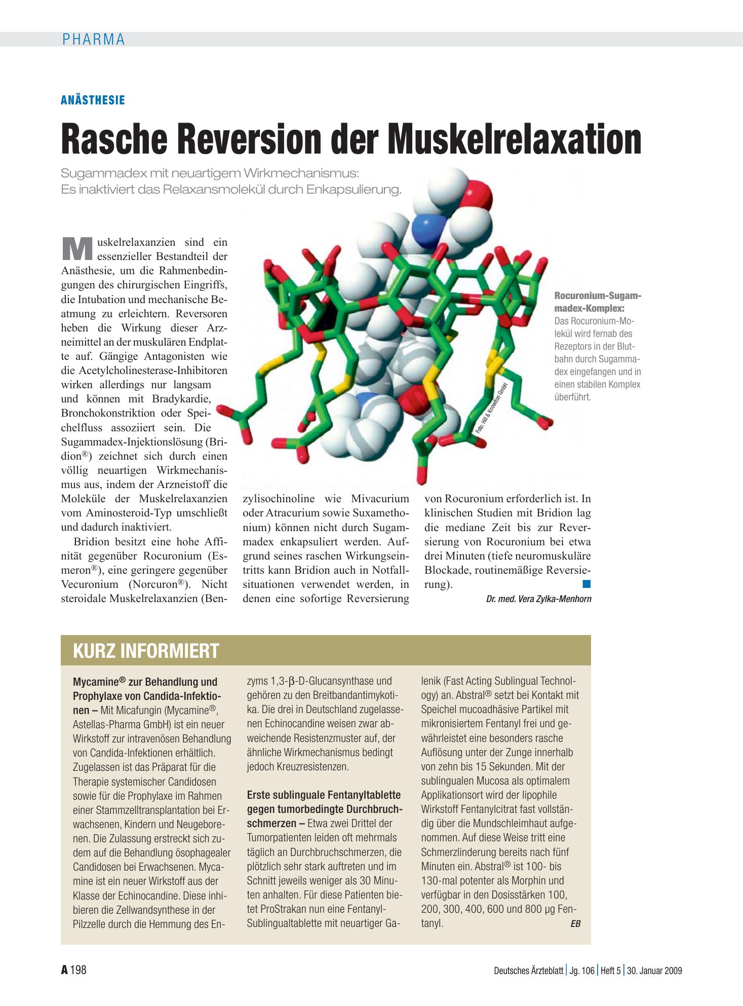 Vorschauseite 1: Kurz informiert – Deutsches Ärzteblatt