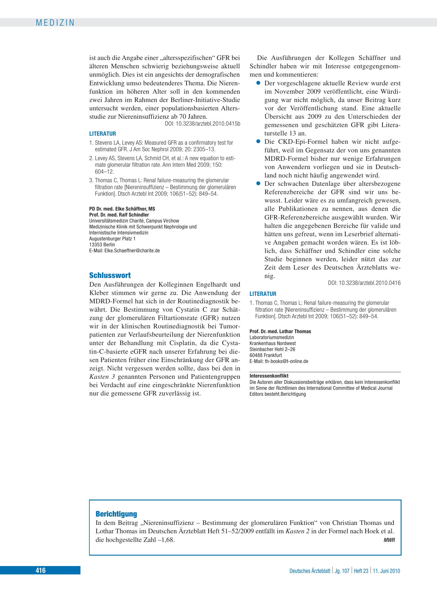 Vorschauseite 1: Schlusswort – Deutsches Ärzteblatt