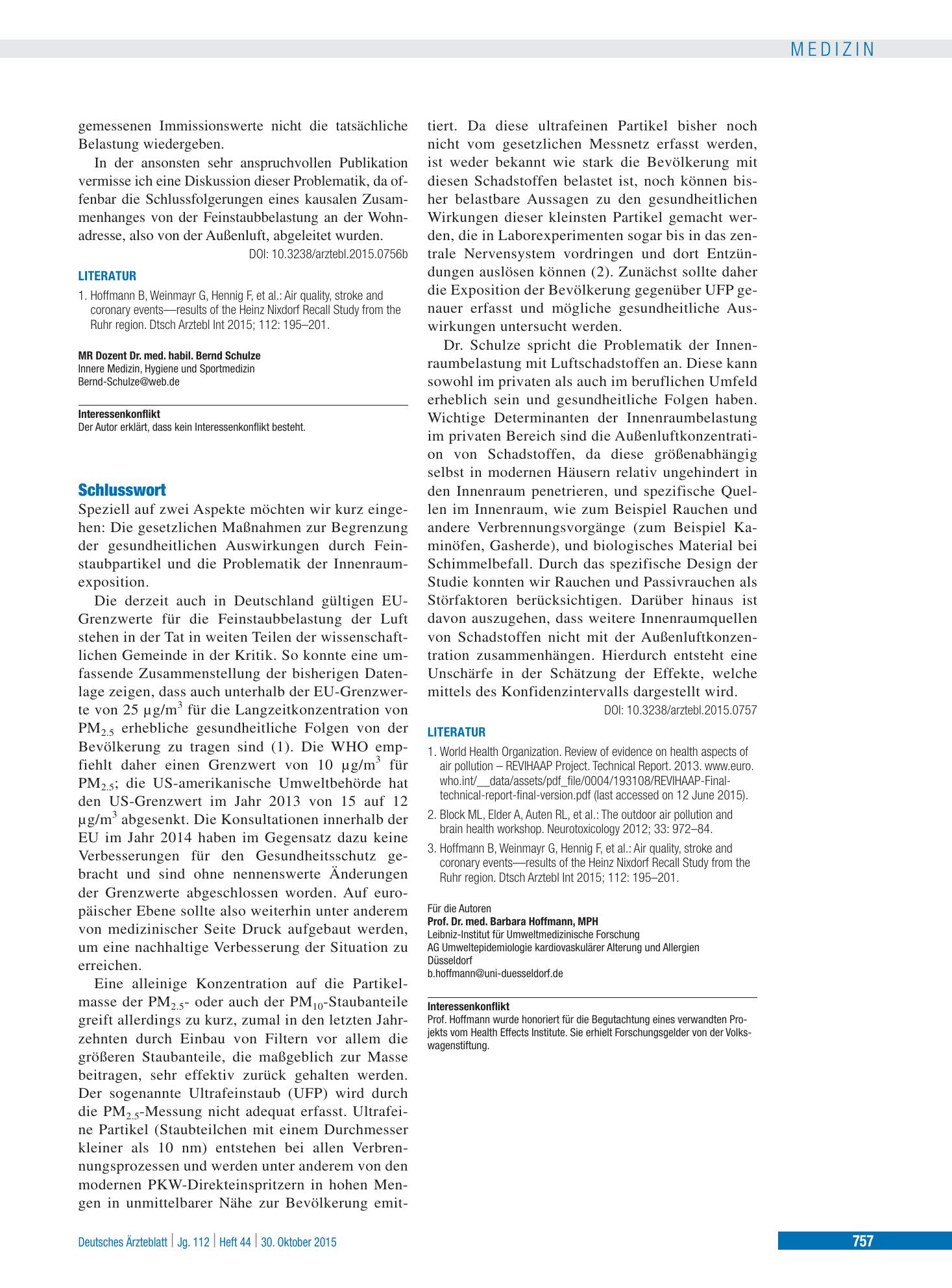 Vorschauseite 1: Schlusswort – Deutsches Ärzteblatt