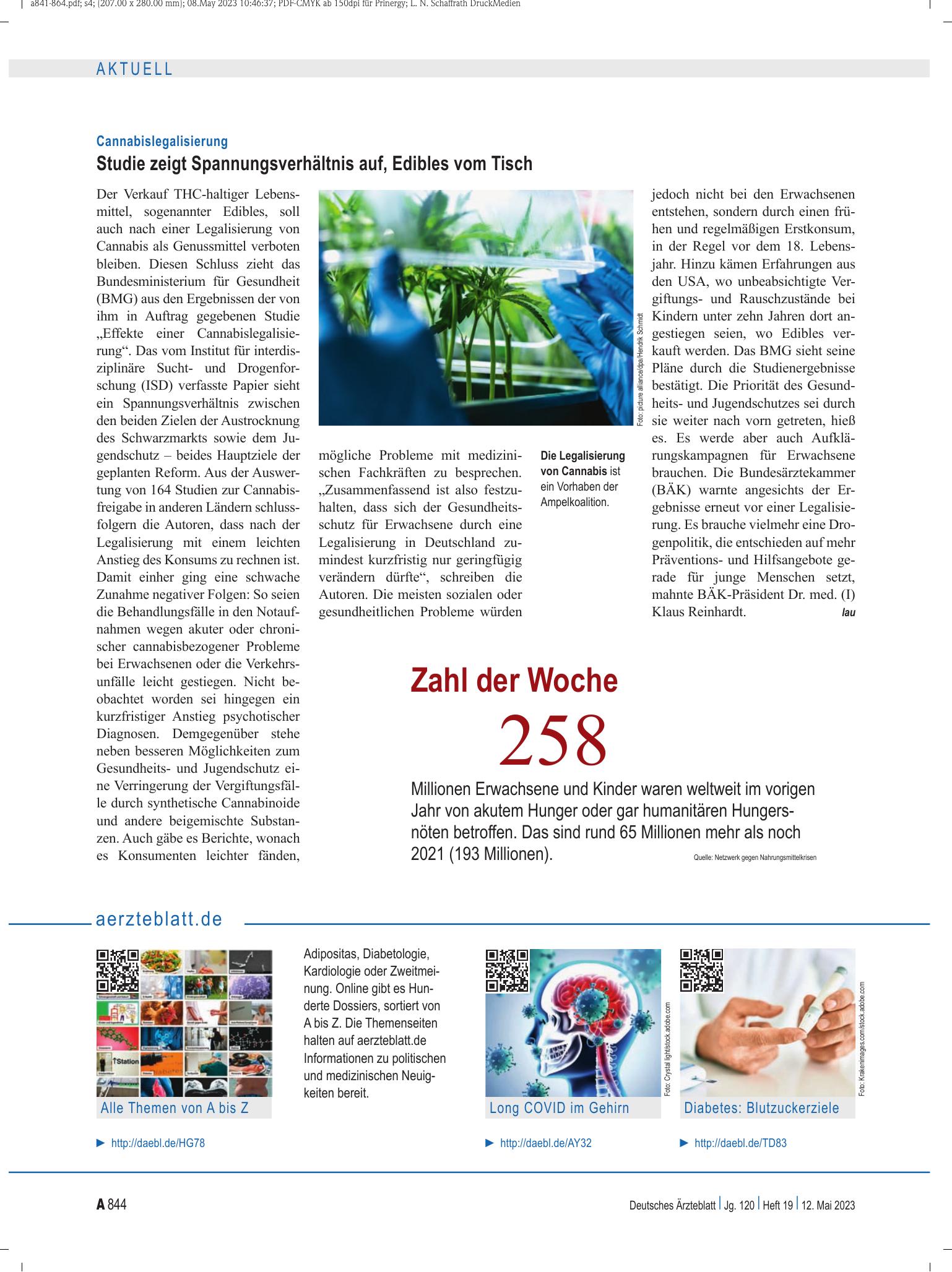 Vorschauseite 1: aerzteblatt.de – Deutsches Ärzteblatt