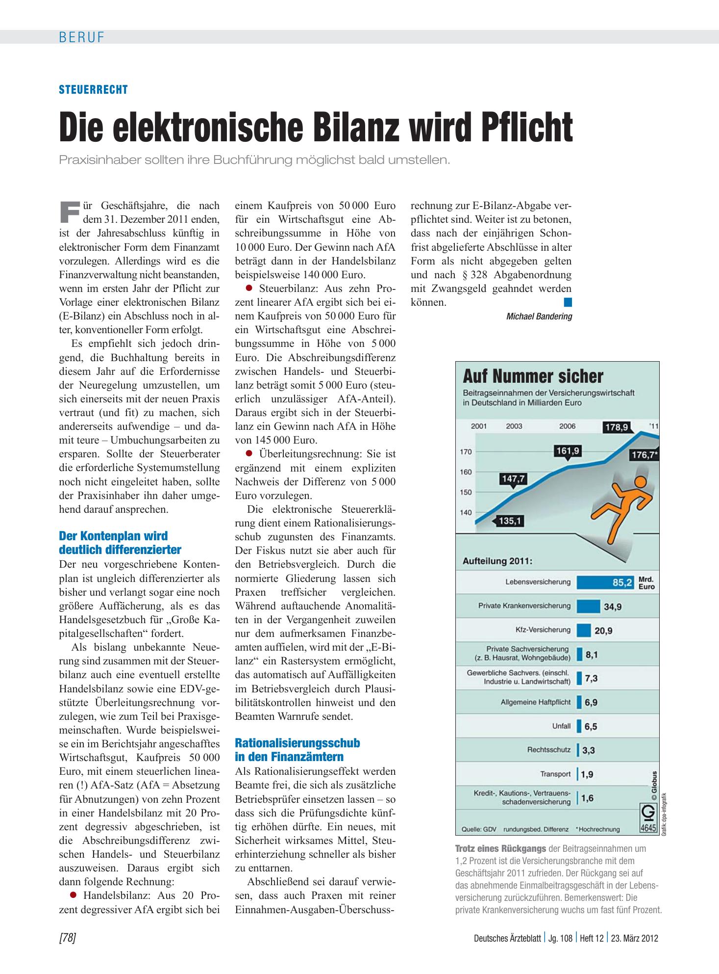 Vorschauseite 1: Auf Nummer sicher – Deutsches Ärzteblatt