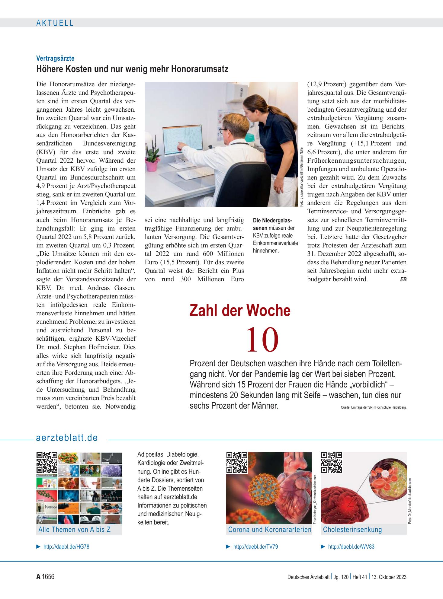 Vorschauseite 1: aerzteblatt.de – Deutsches Ärzteblatt