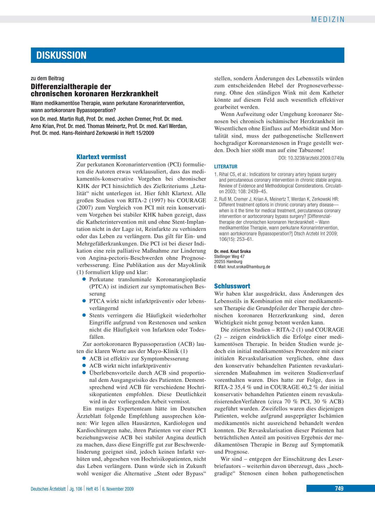 Vorschauseite 1: Klartext vermisst – Deutsches Ärzteblatt