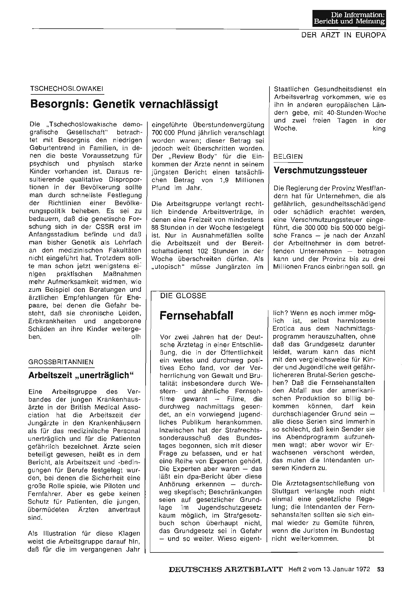 Vorschauseite 1: Fernsehabfall