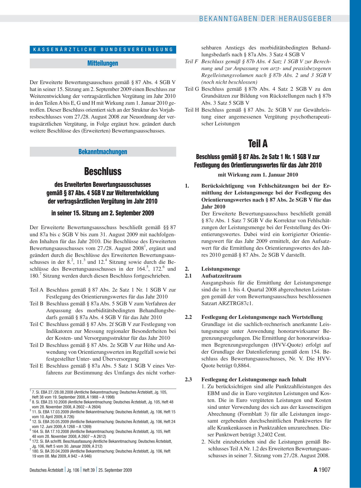 Vorschauseite 1: Mitteilungen – Deutsches Ärzteblatt