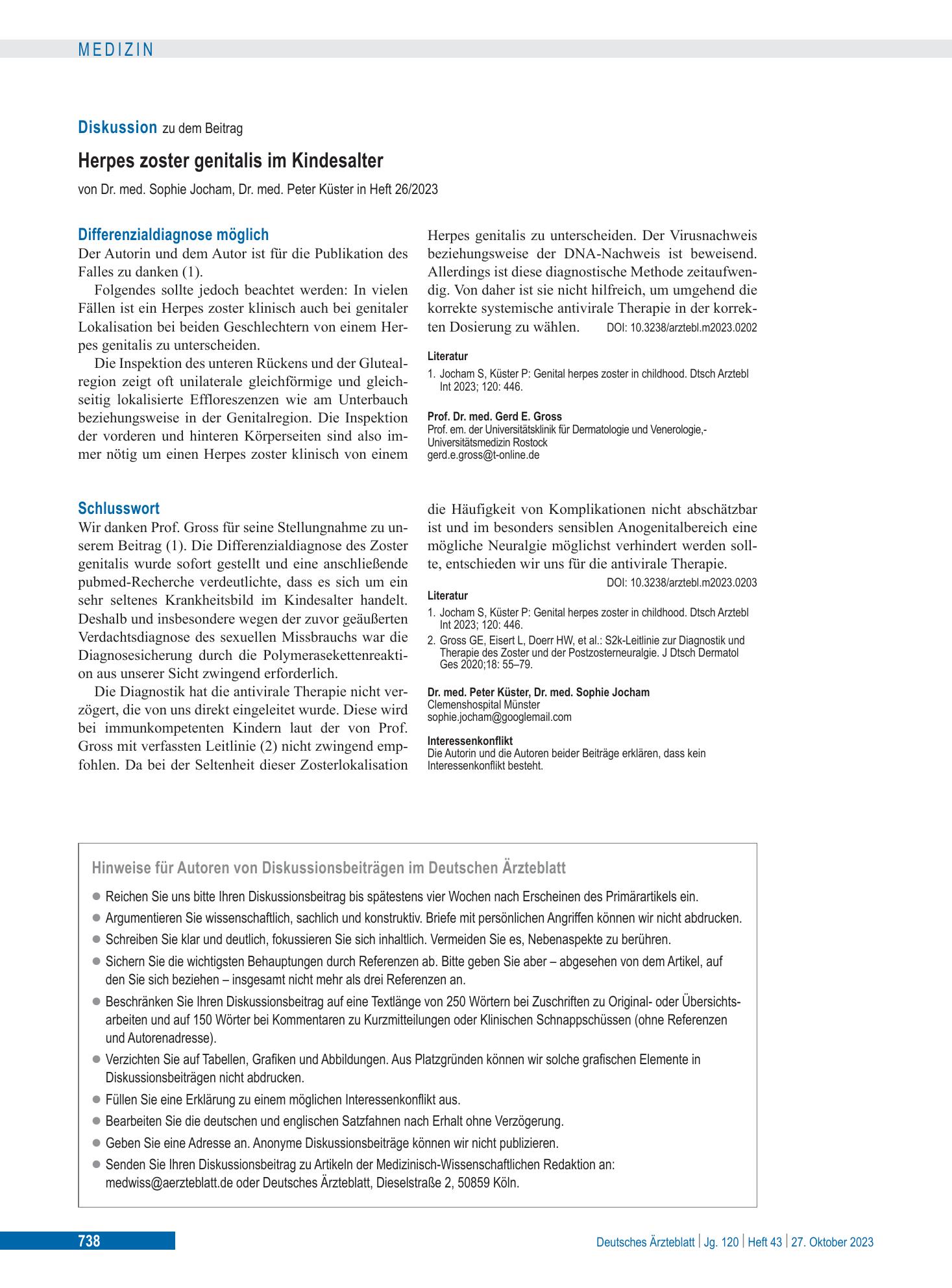 Vorschauseite 1: Differenzialdiagnose möglich – Deutsches Ärzteblatt
