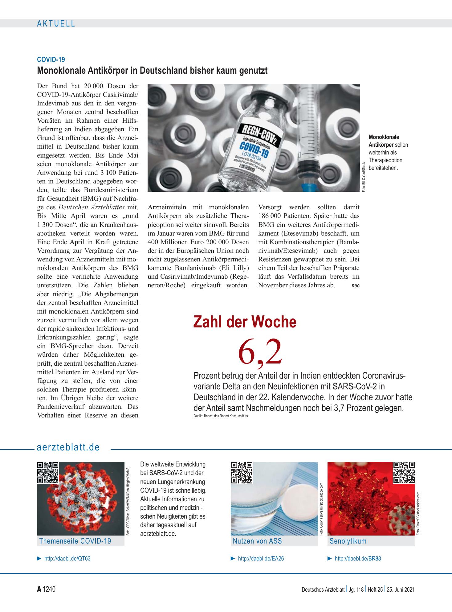 Vorschauseite 1: aerzteblatt.de – Deutsches Ärzteblatt