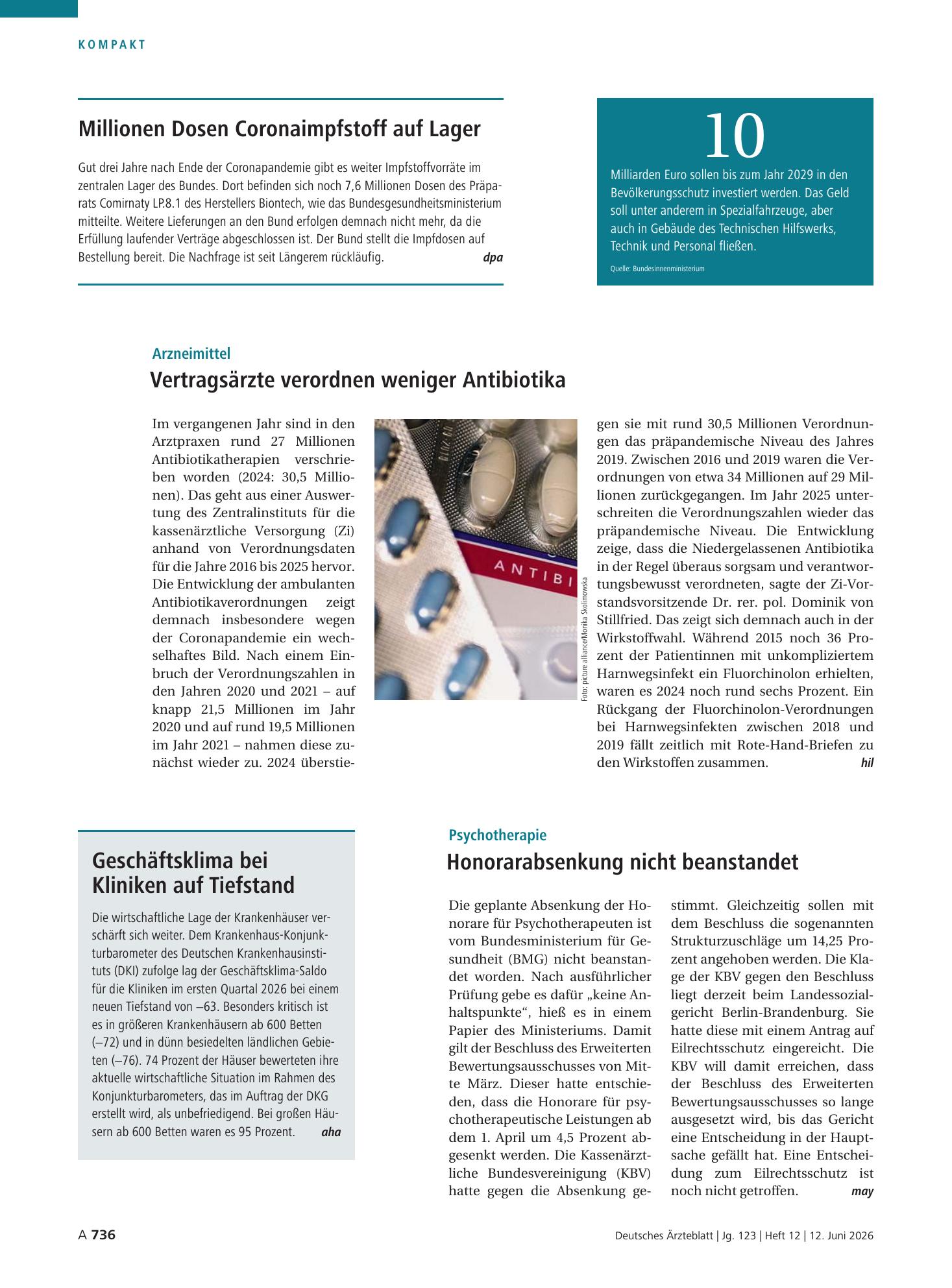 Vorschauseite 1: Zahl – Deutsches Ärzteblatt