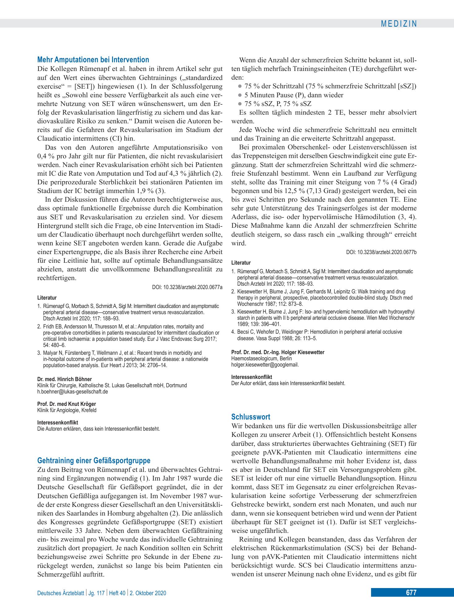 Vorschauseite 1: Schlusswort – Deutsches Ärzteblatt