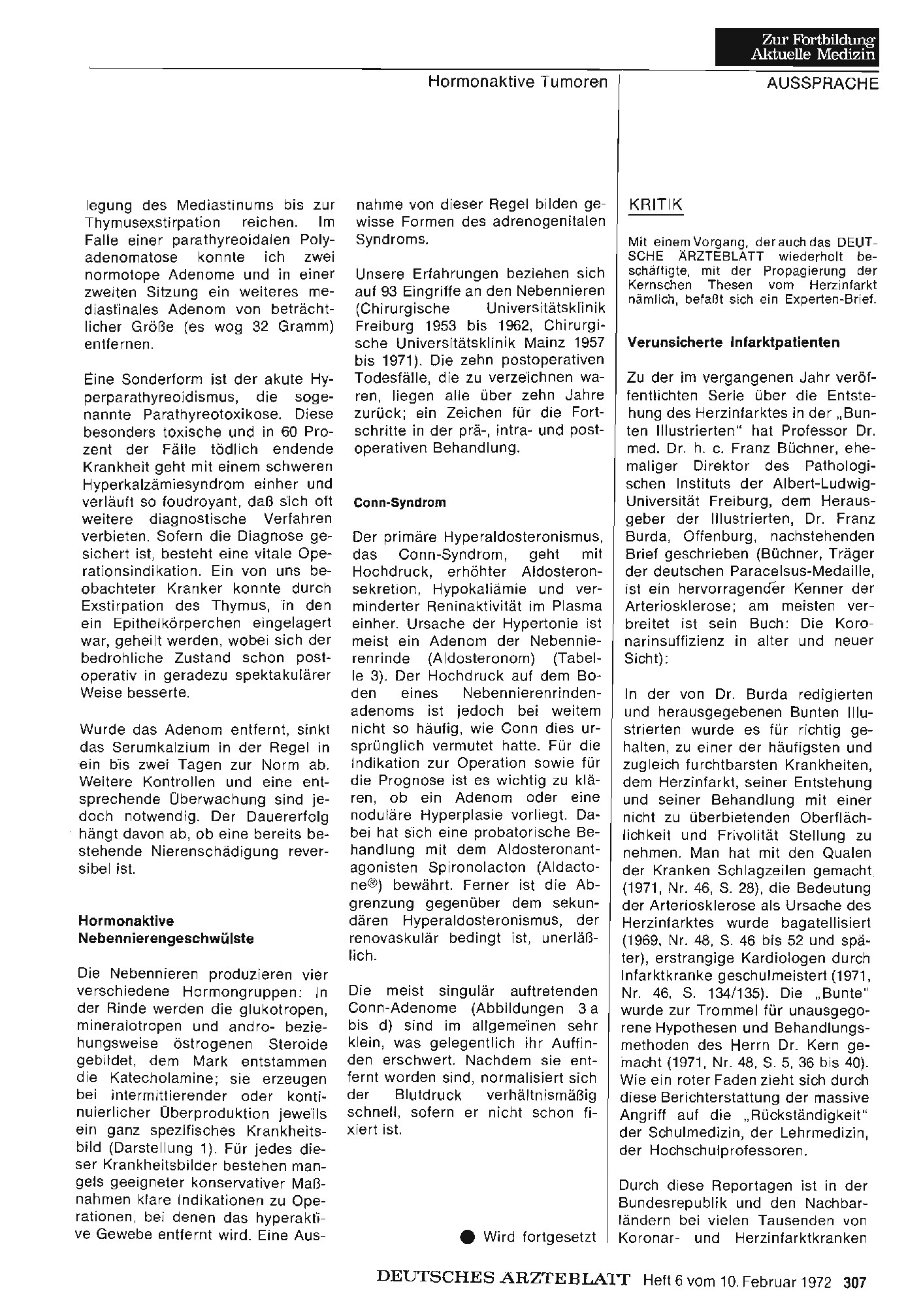 Vorschauseite 1: KRITIK: Verunsicherte Infarktpatienten